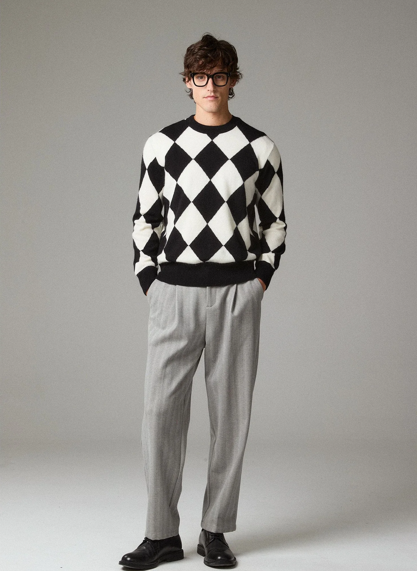 Argyle Crewneck Sweater - Image 5