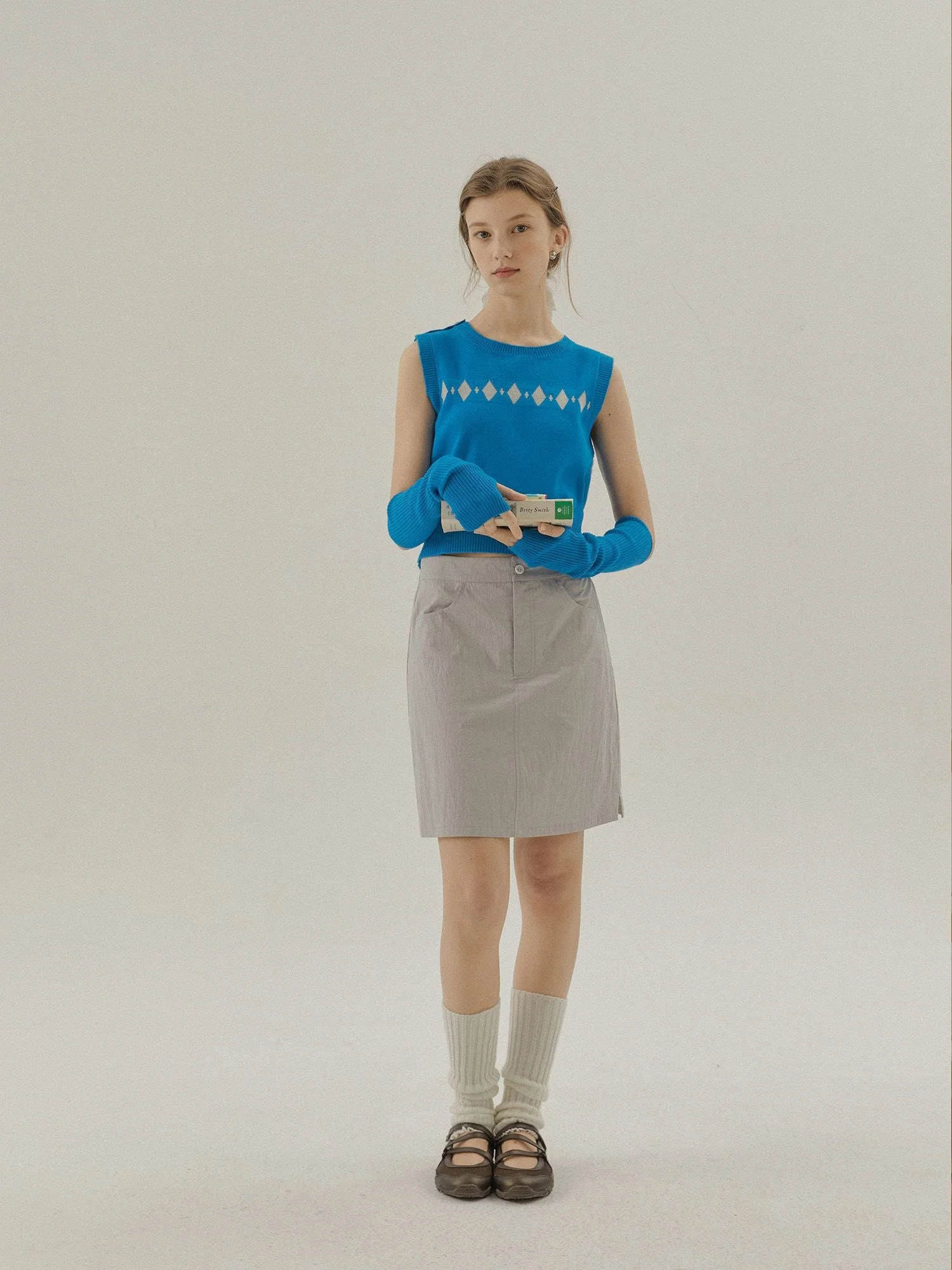 Argyle Knit Vest Set - Image 5