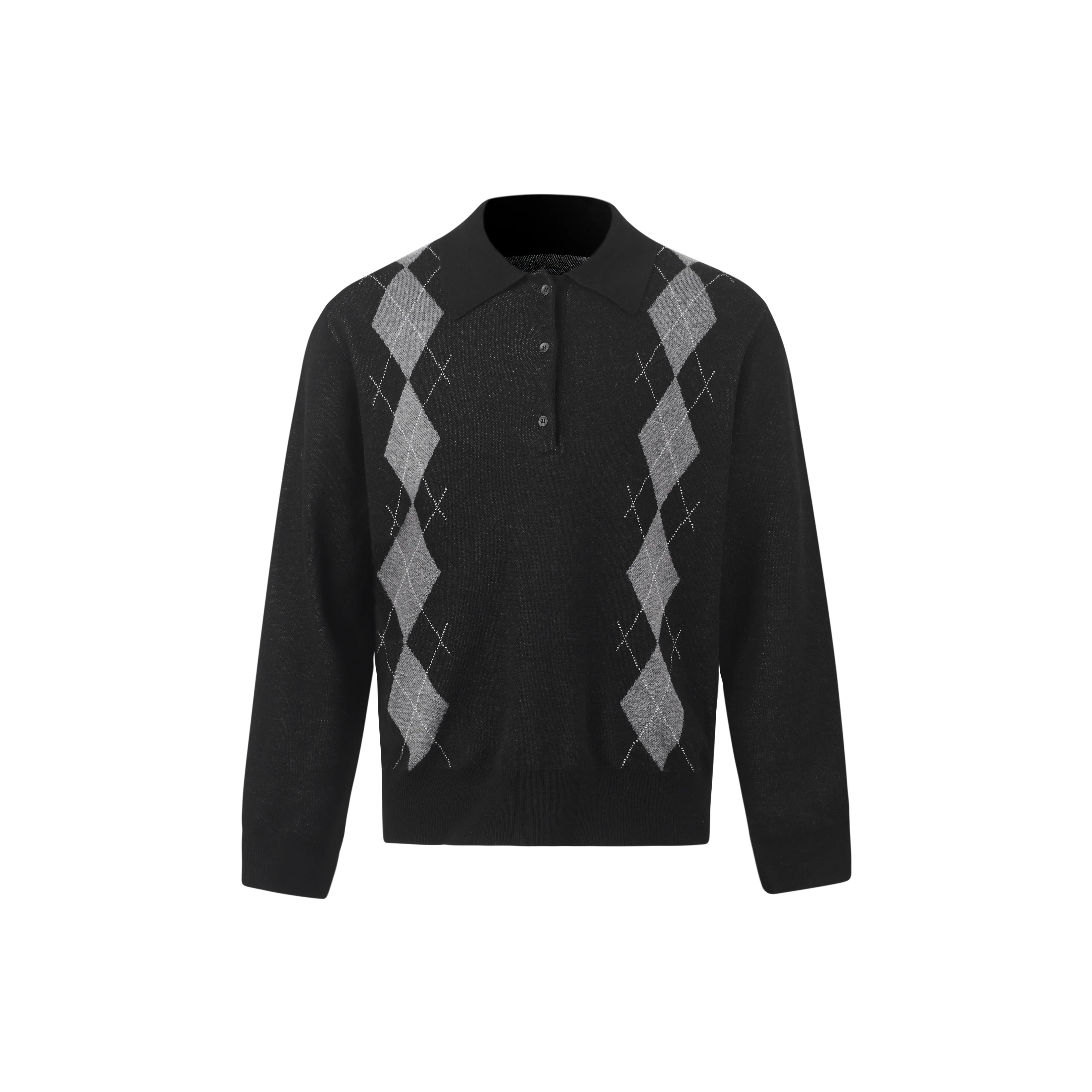 Argyle Polo Sweater - Image 3