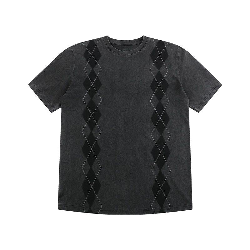 Argyle Print T-Shirt - Image 6