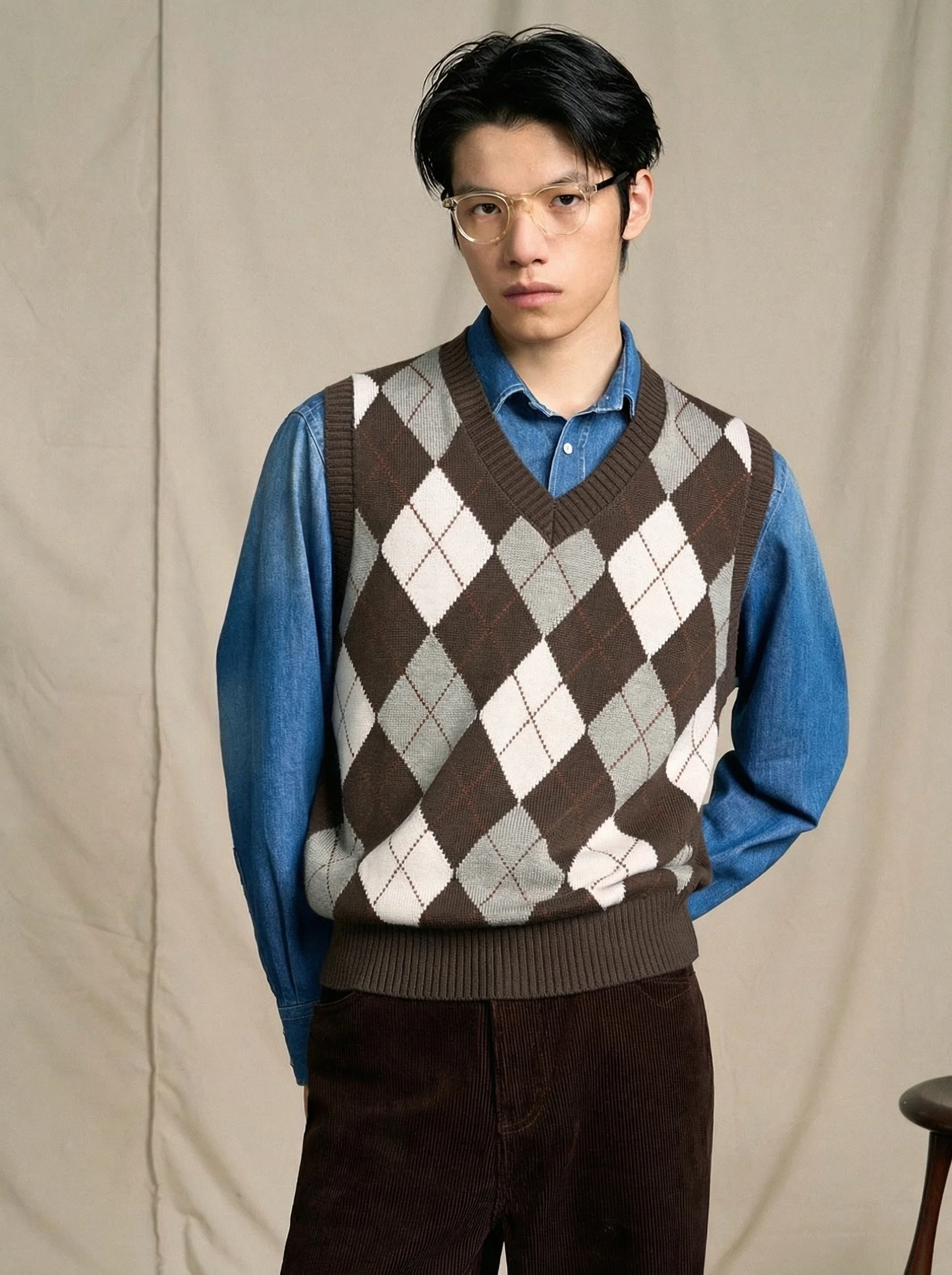 Argyle Sweater Vest - Image 2