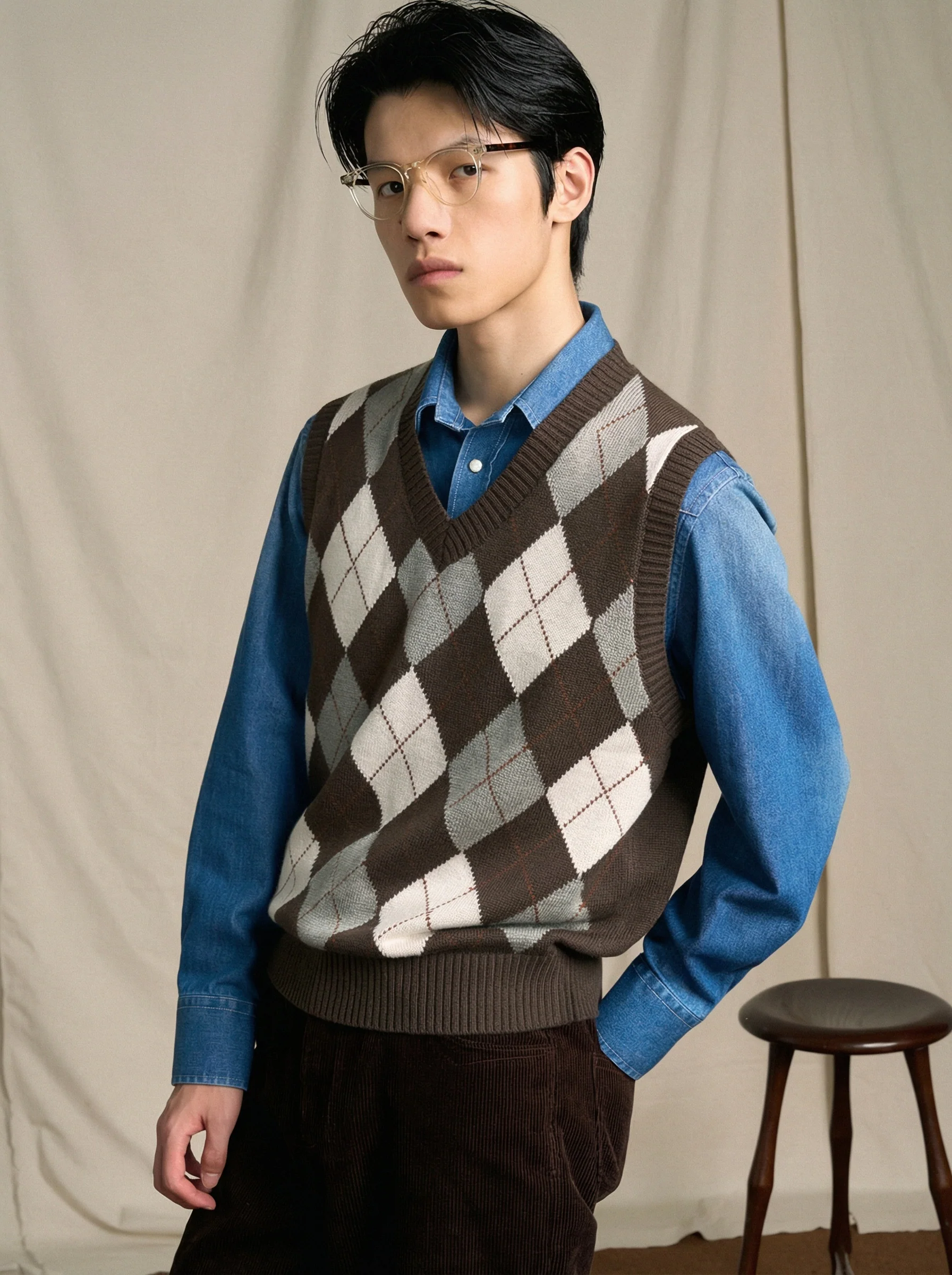 Argyle Sweater Vest - Image 3