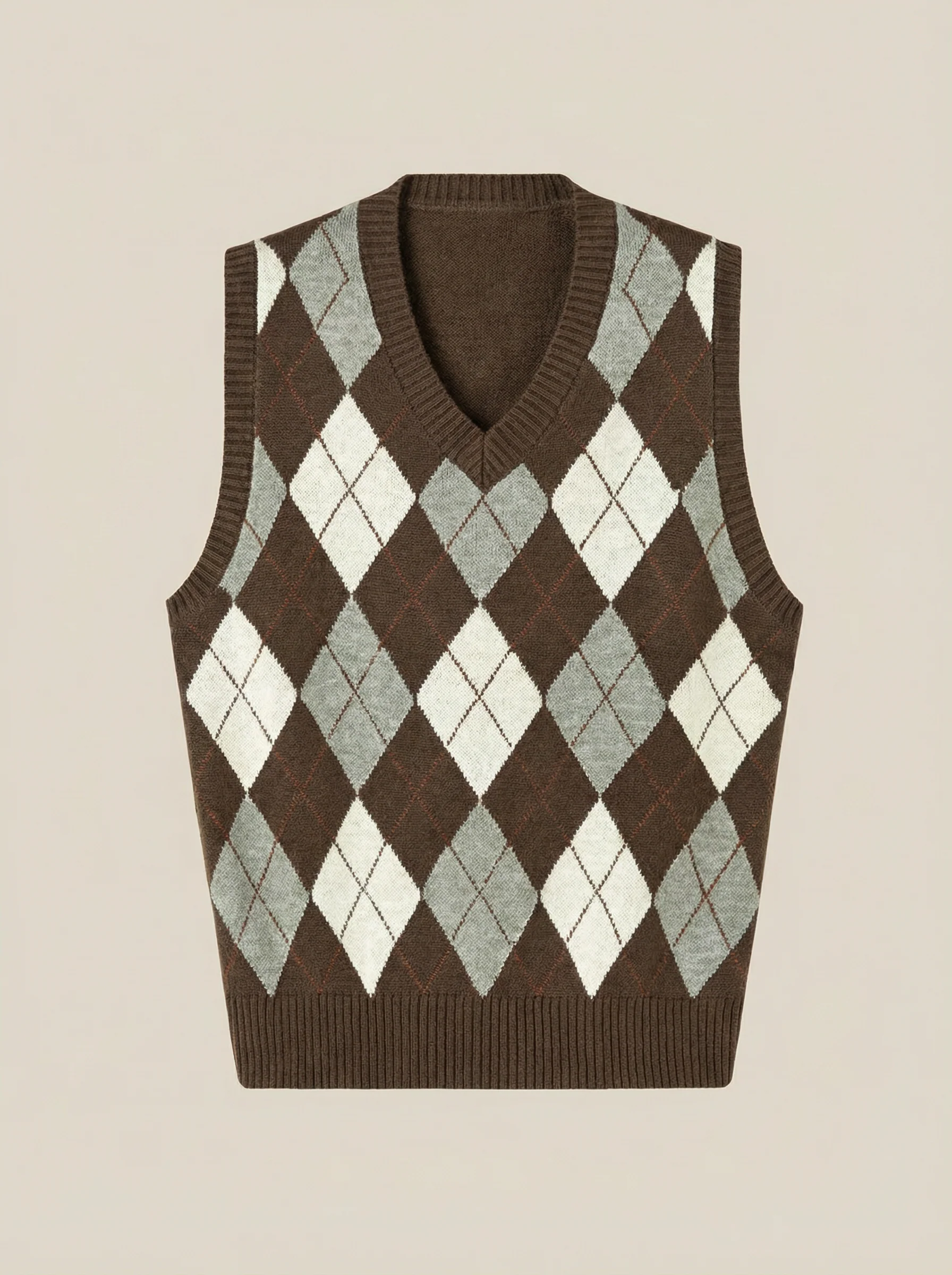Argyle Sweater Vest - Image 7