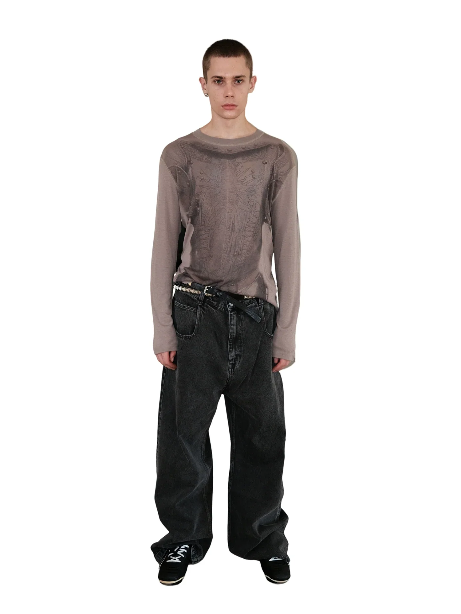 Armor Print Merino Wool Tee - Image 3