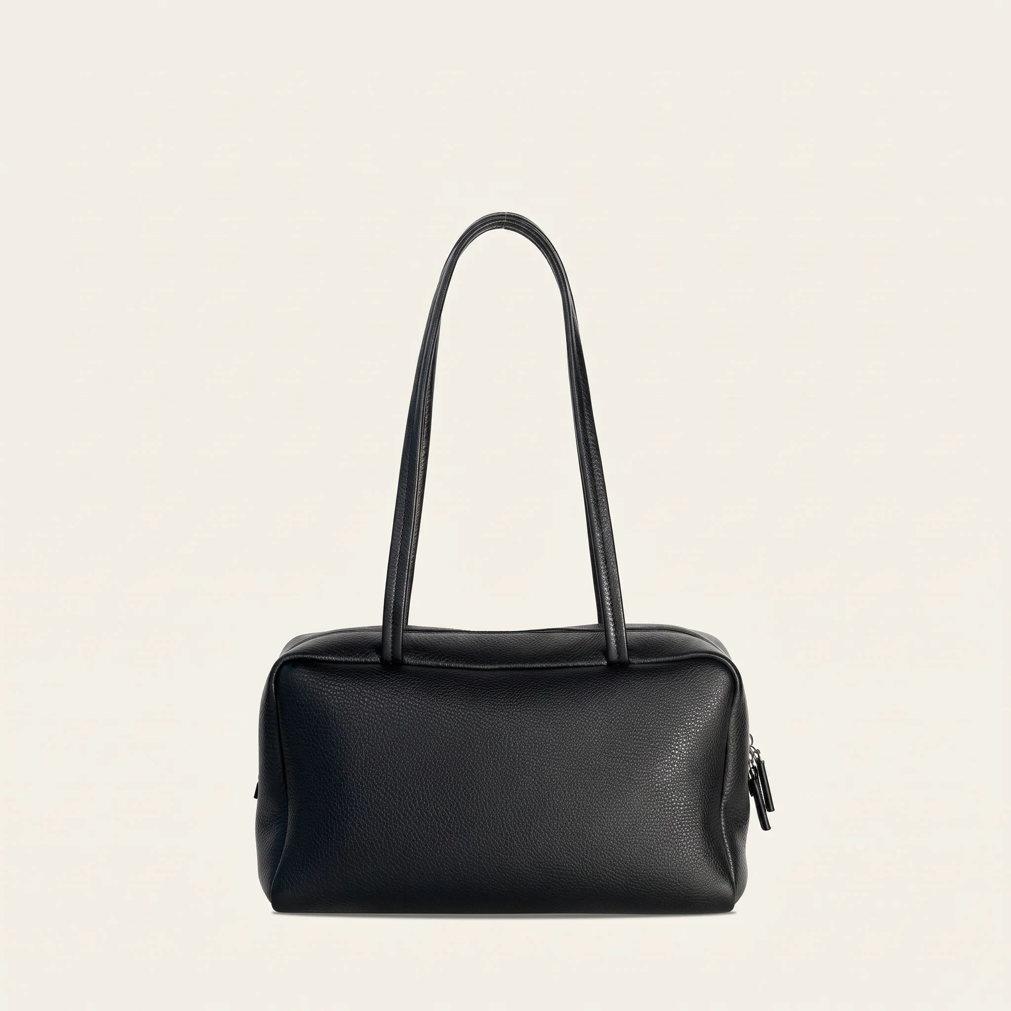 Astra Top-Grain Leather Bowling Tote - Image 10