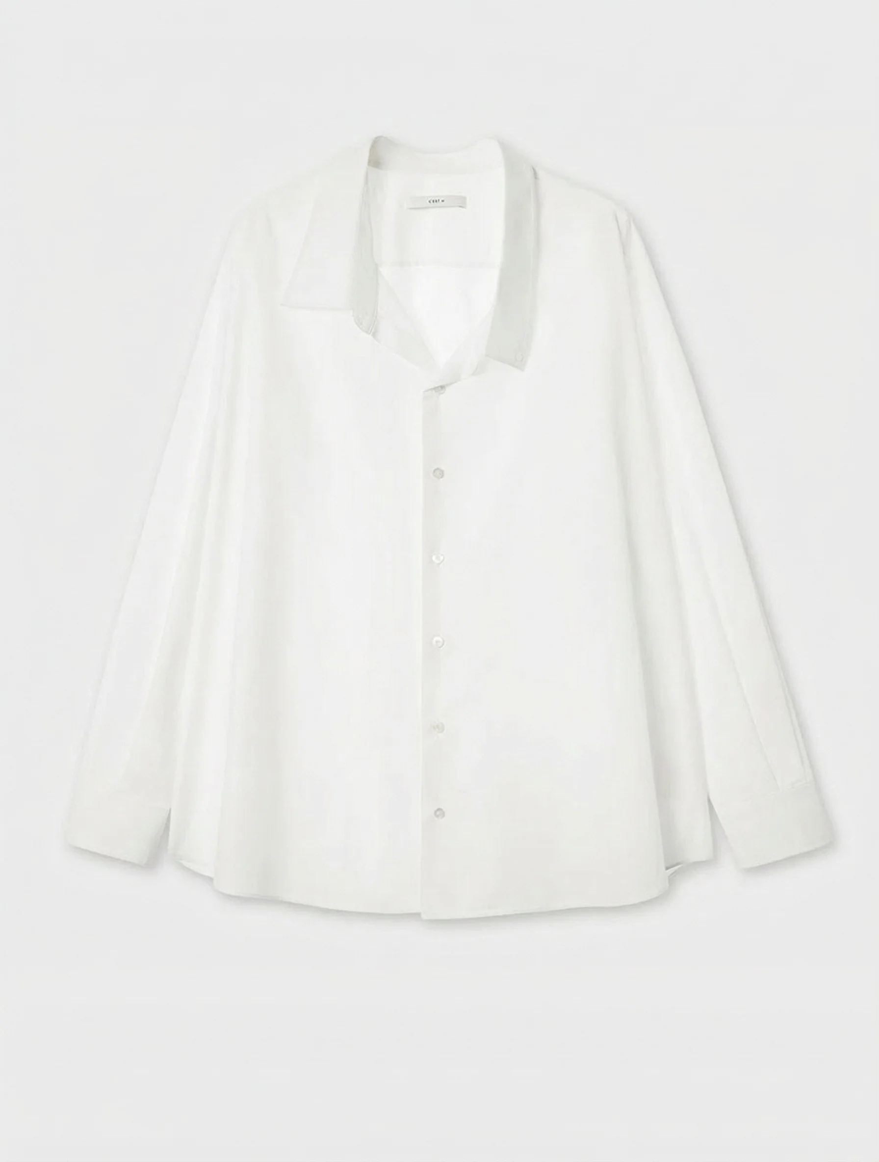 Asymmetric Collar Shirt - Image 6