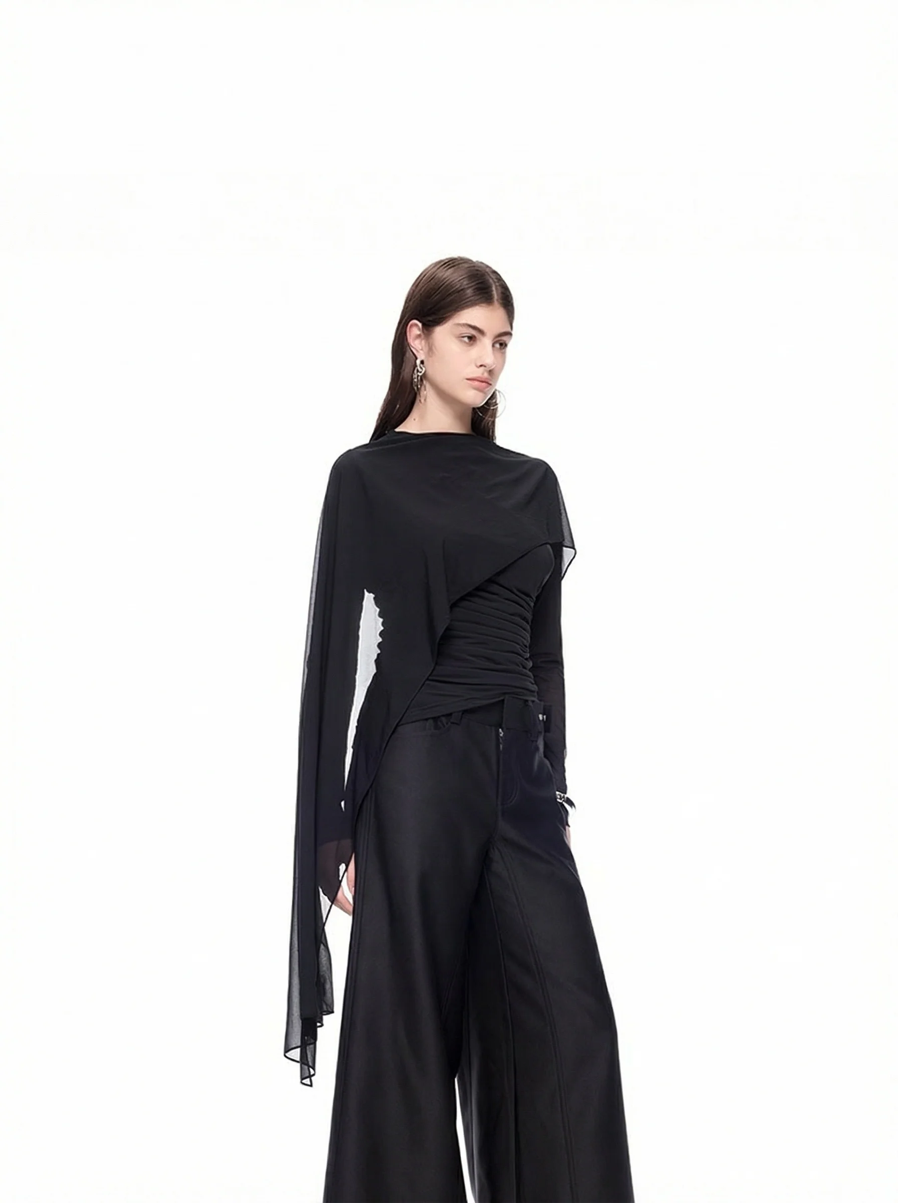 Asymmetric Drape Top - Image 2