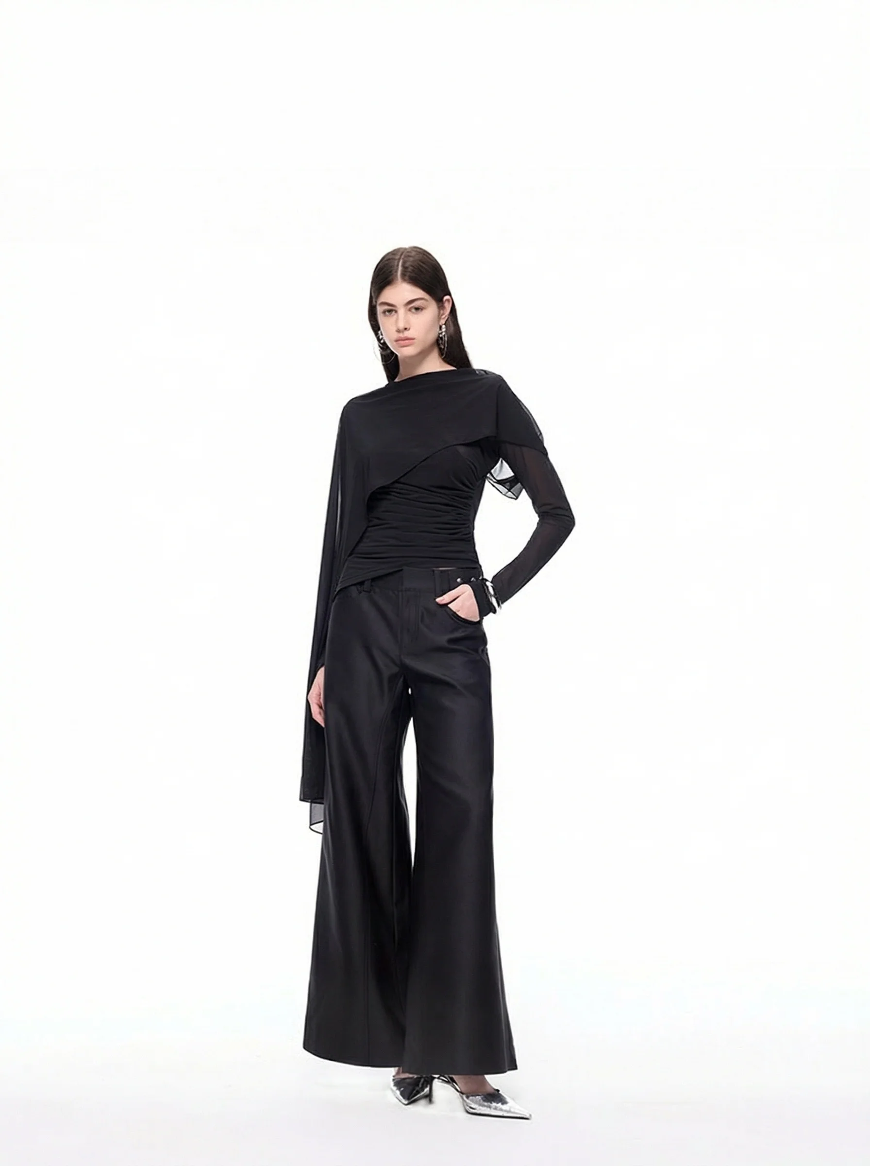 Asymmetric Drape Top - Image 4