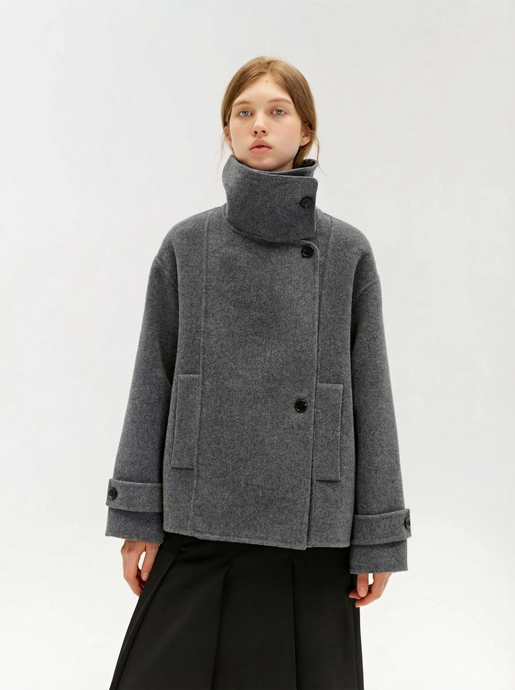 Asymmetric Funnel Jacket