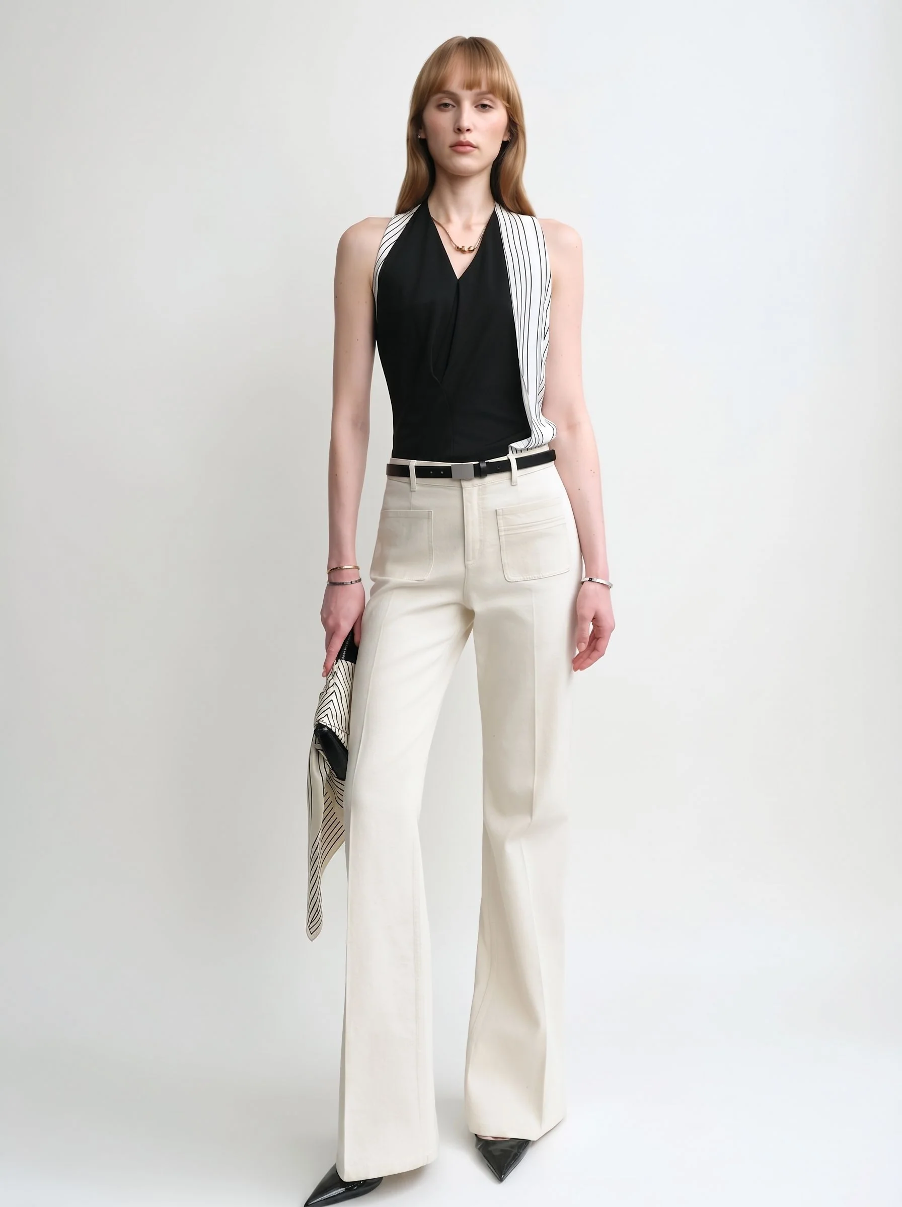 Asymmetric Halter Top - Image 2