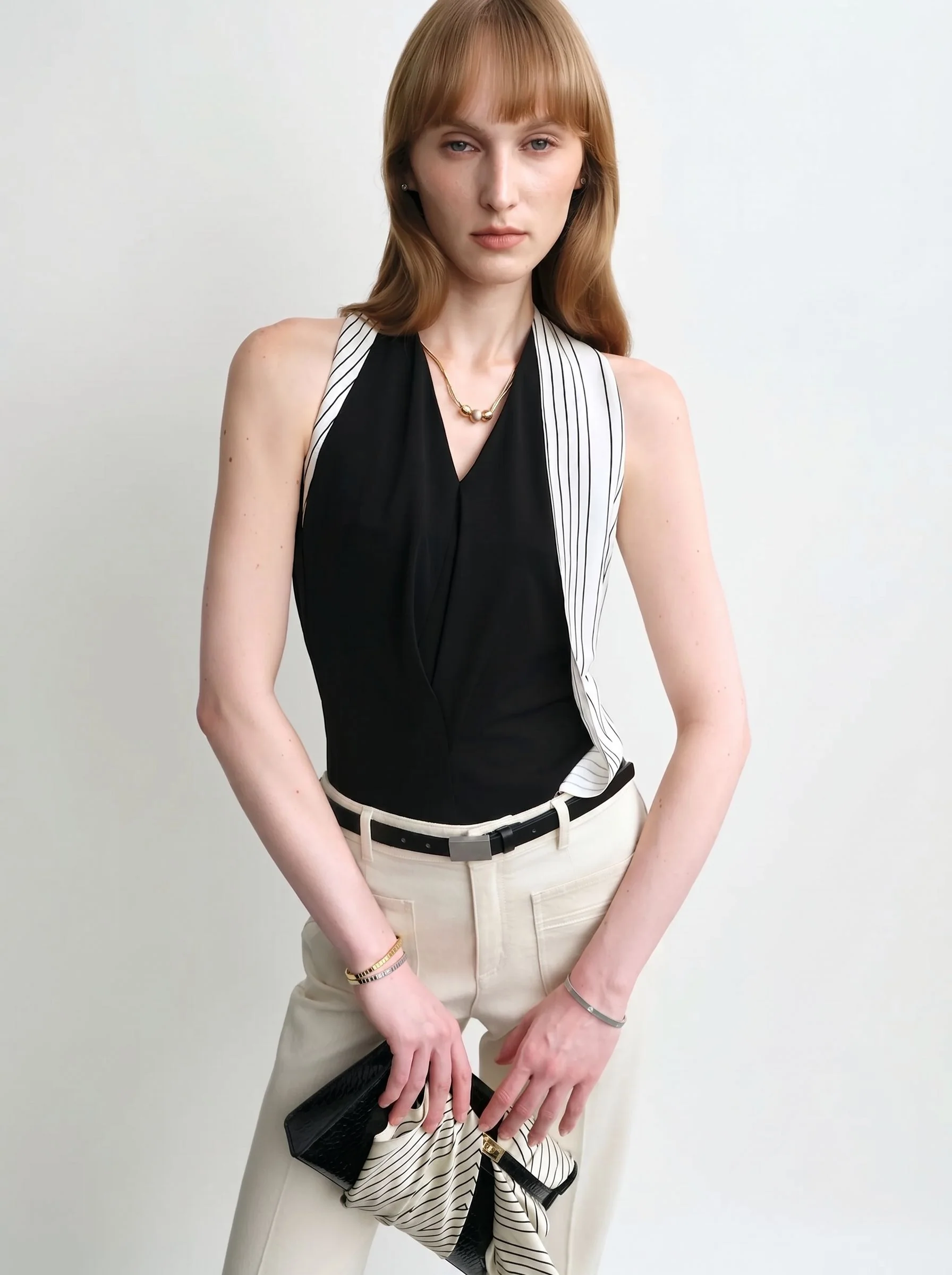 Asymmetric Halter Top - Image 4