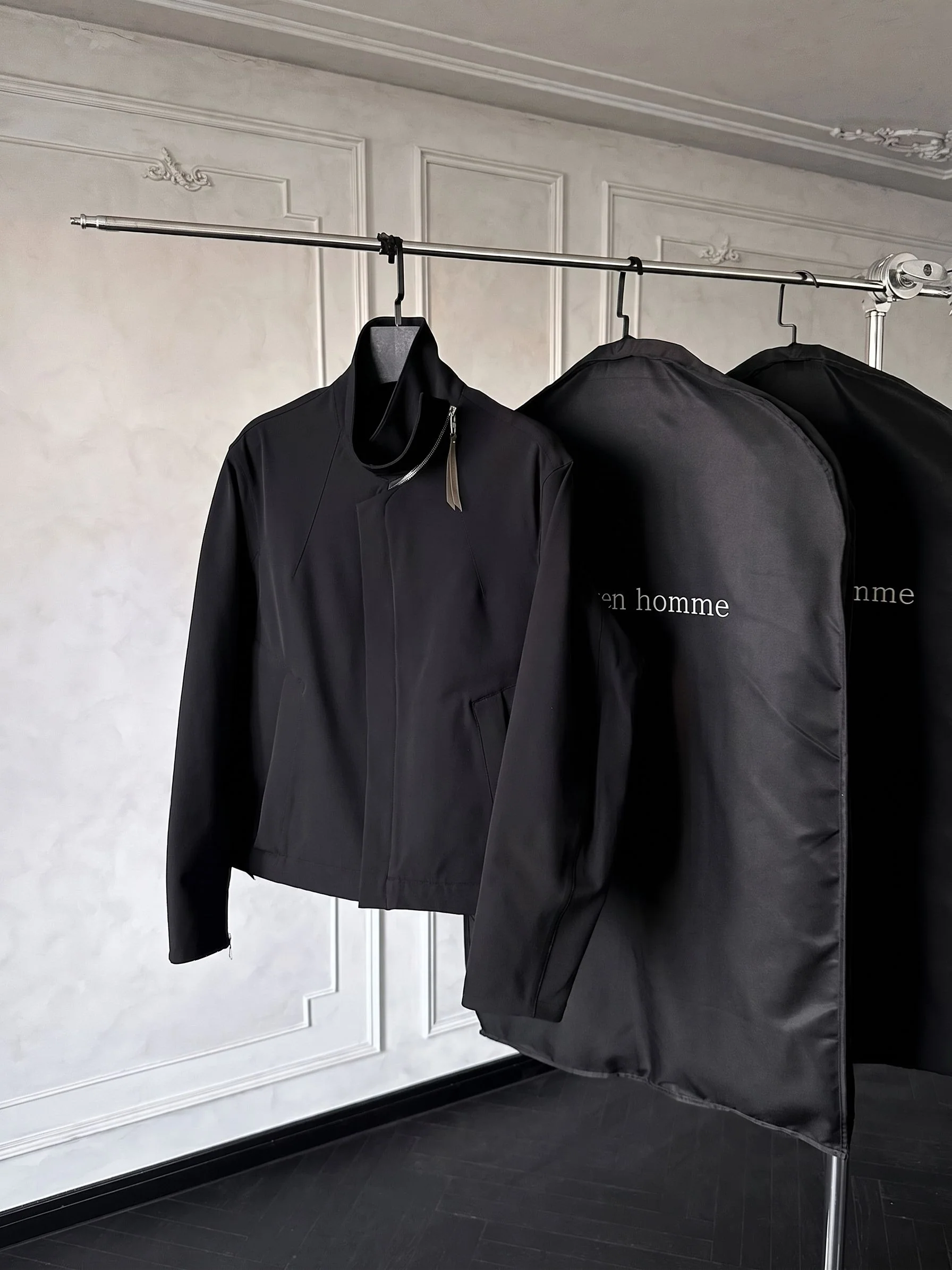 Asymmetric High-Neck Jacket - Image 5