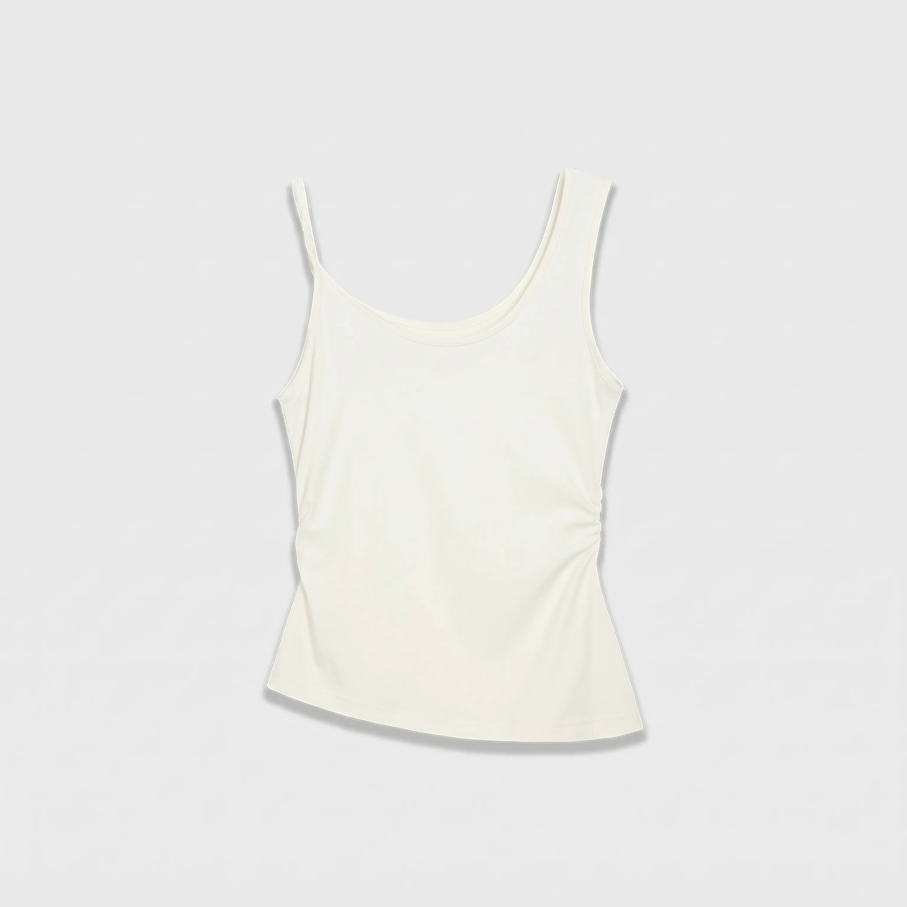 Asymmetric Knit Tank Top - Image 5