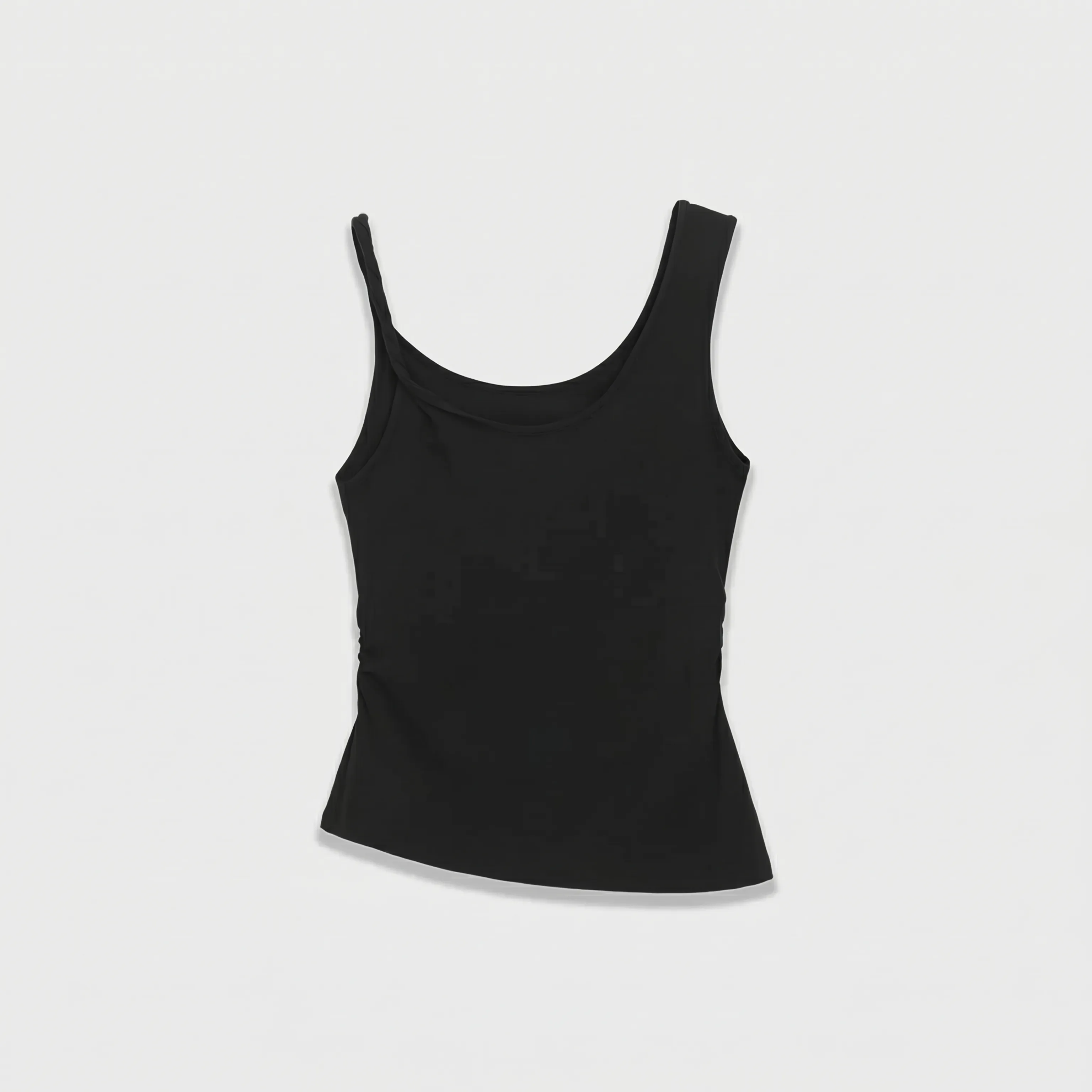 Asymmetric Knit Tank Top - Image 6