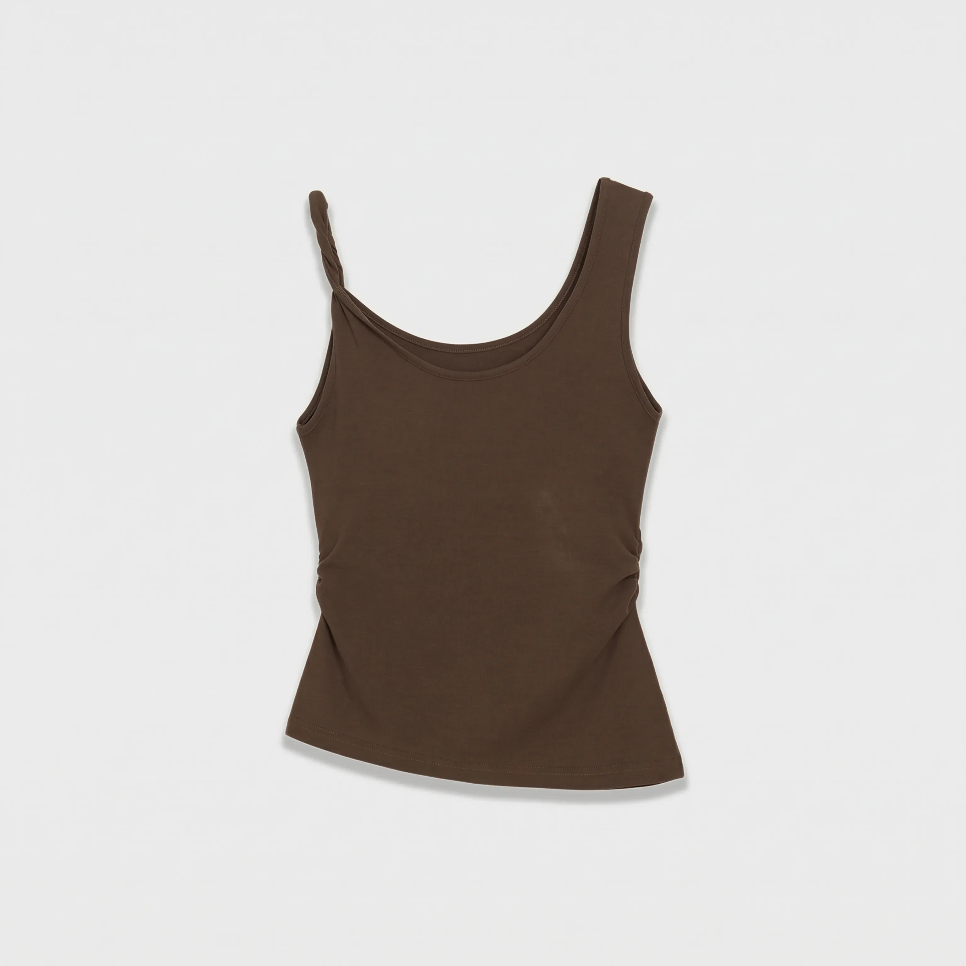 Asymmetric Knit Tank Top - Image 8