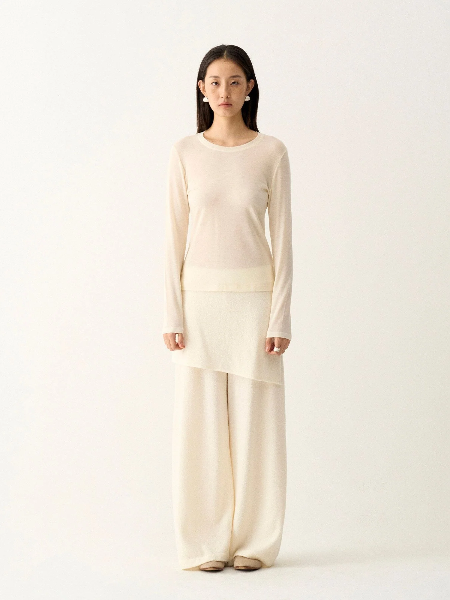 Asymmetric Layered Pants - Image 2