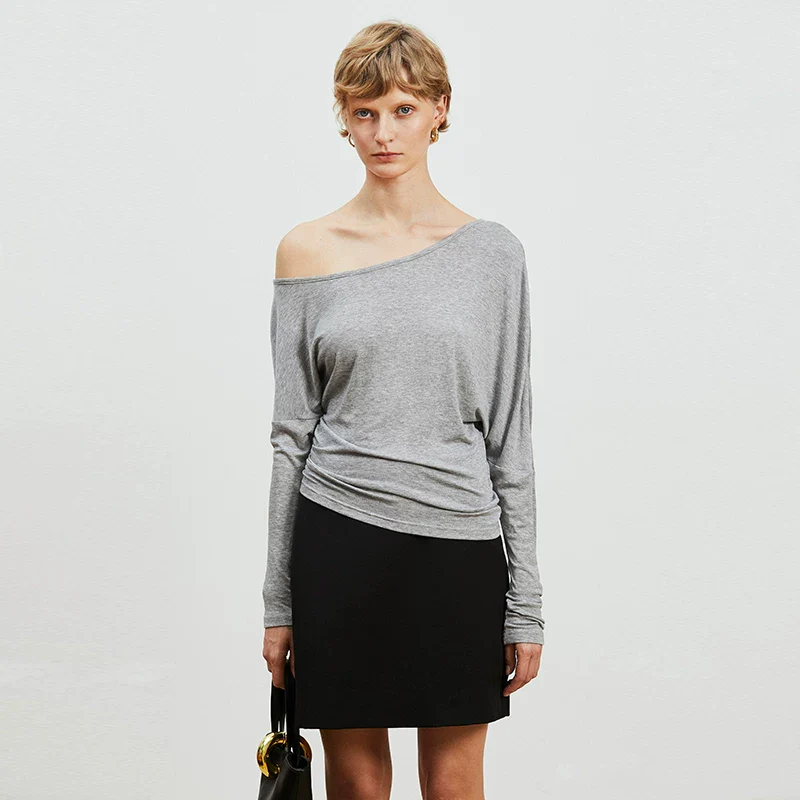 Asymmetric Off-Shoulder Top