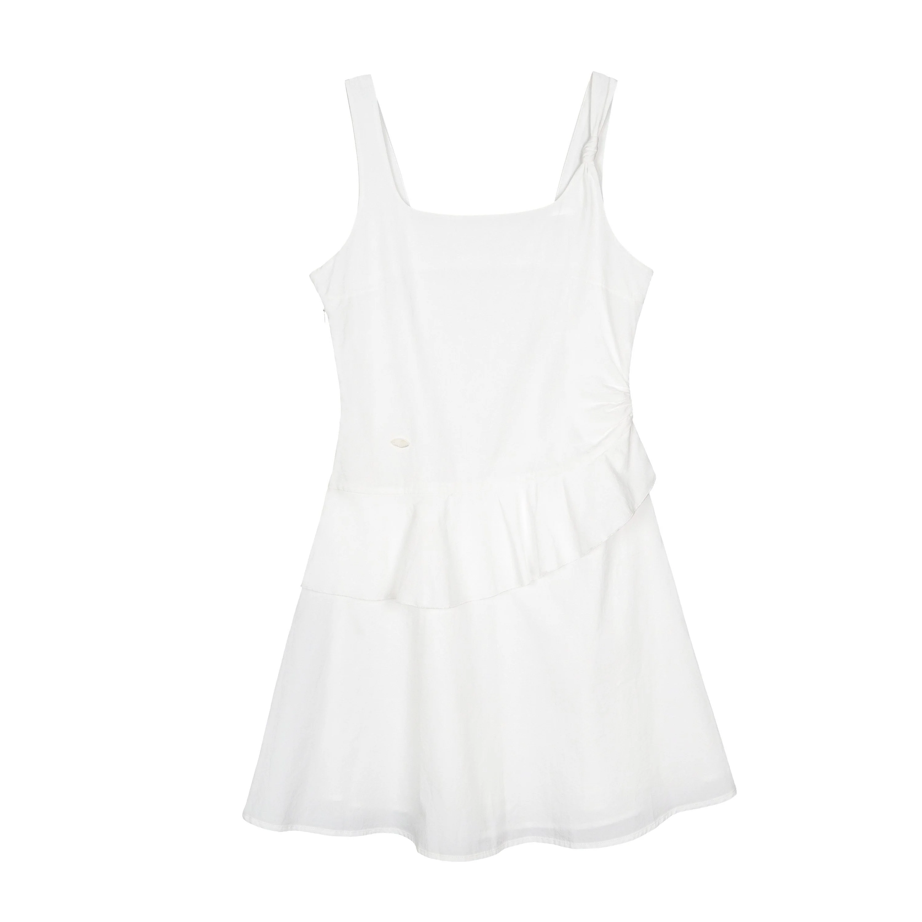 Asymmetric Peplum Dress - Image 6