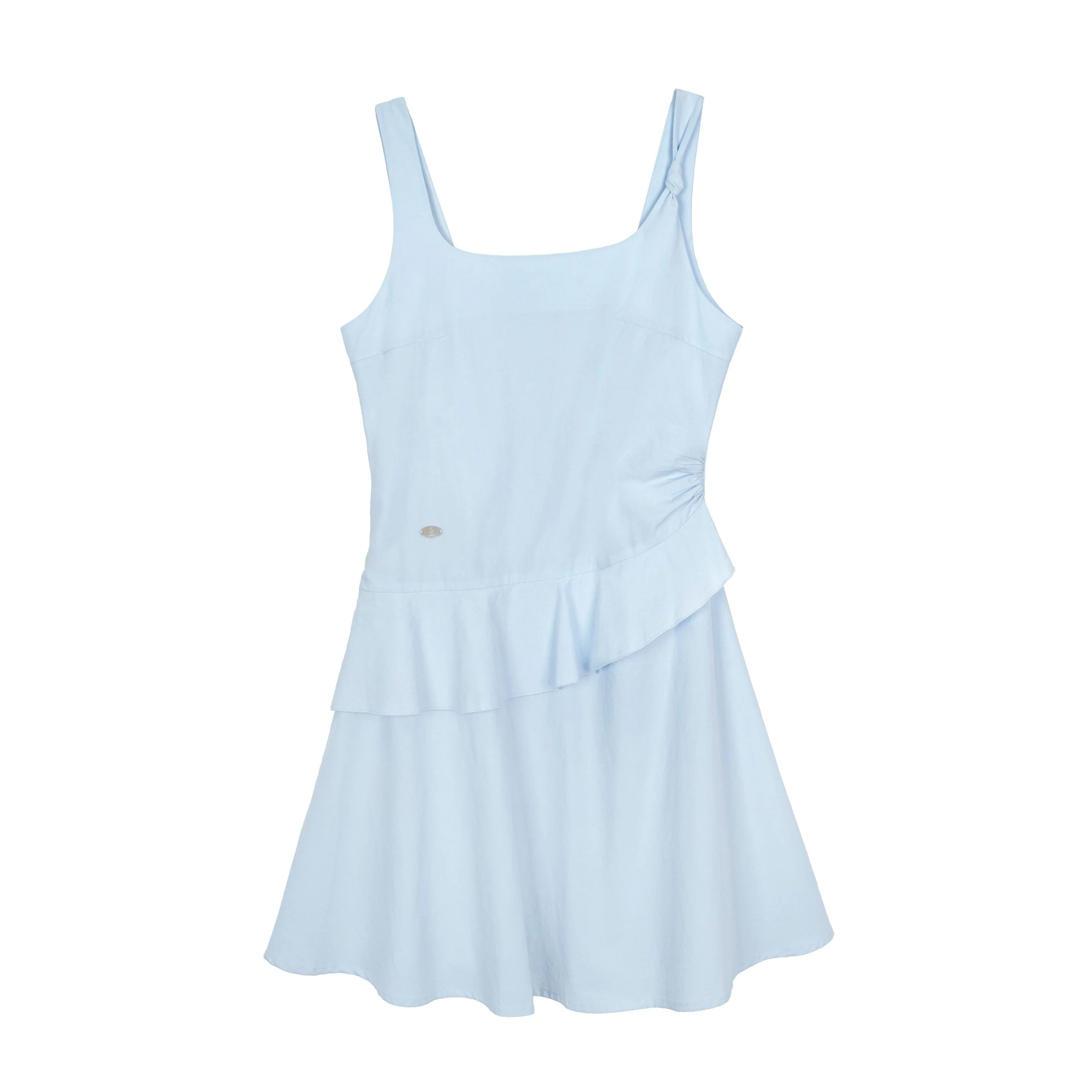 Asymmetric Peplum Dress - Image 7