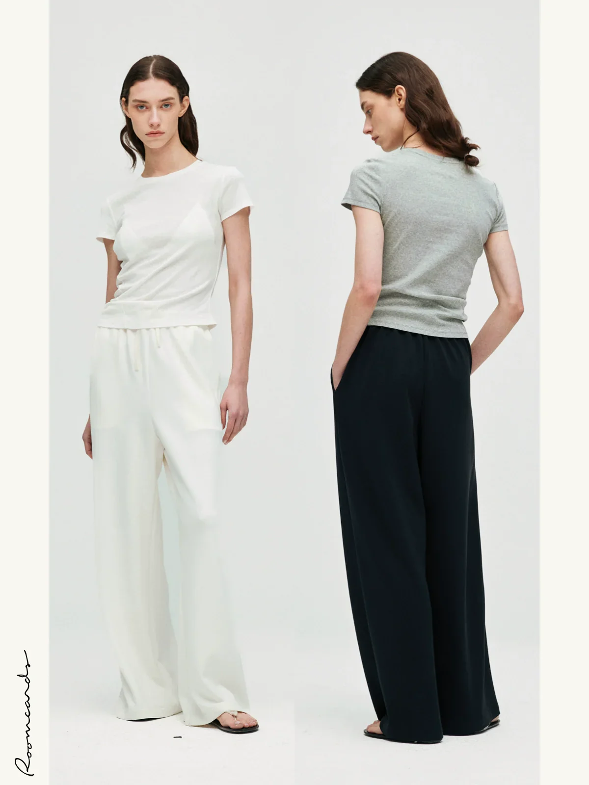 Asymmetric Pleated Cotton T-Shirt - Image 5