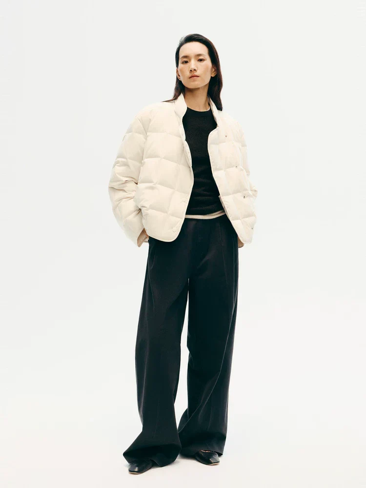 Asymmetric Puffer Jacket