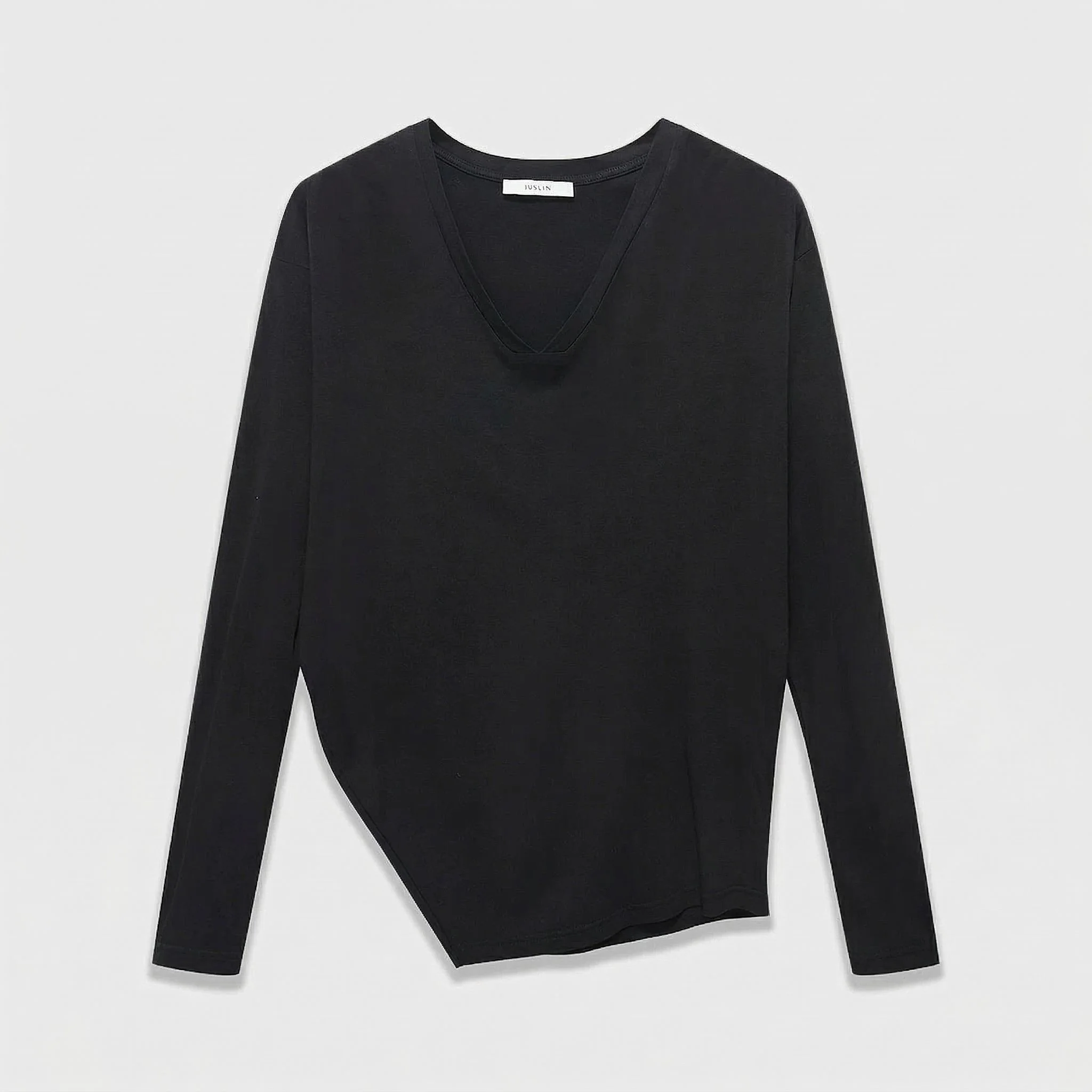 Asymmetric V-Neck Top - Image 7