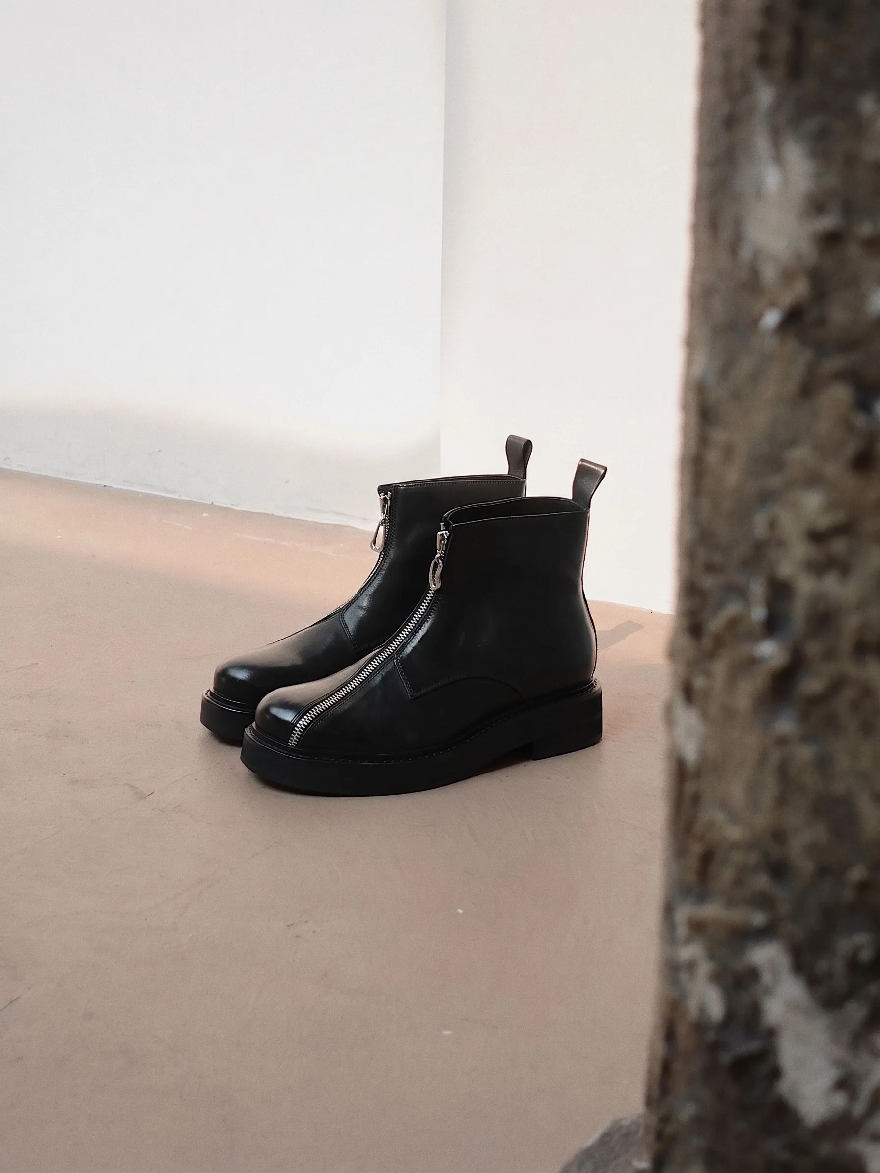 Asymmetric Zip Boots - Image 2