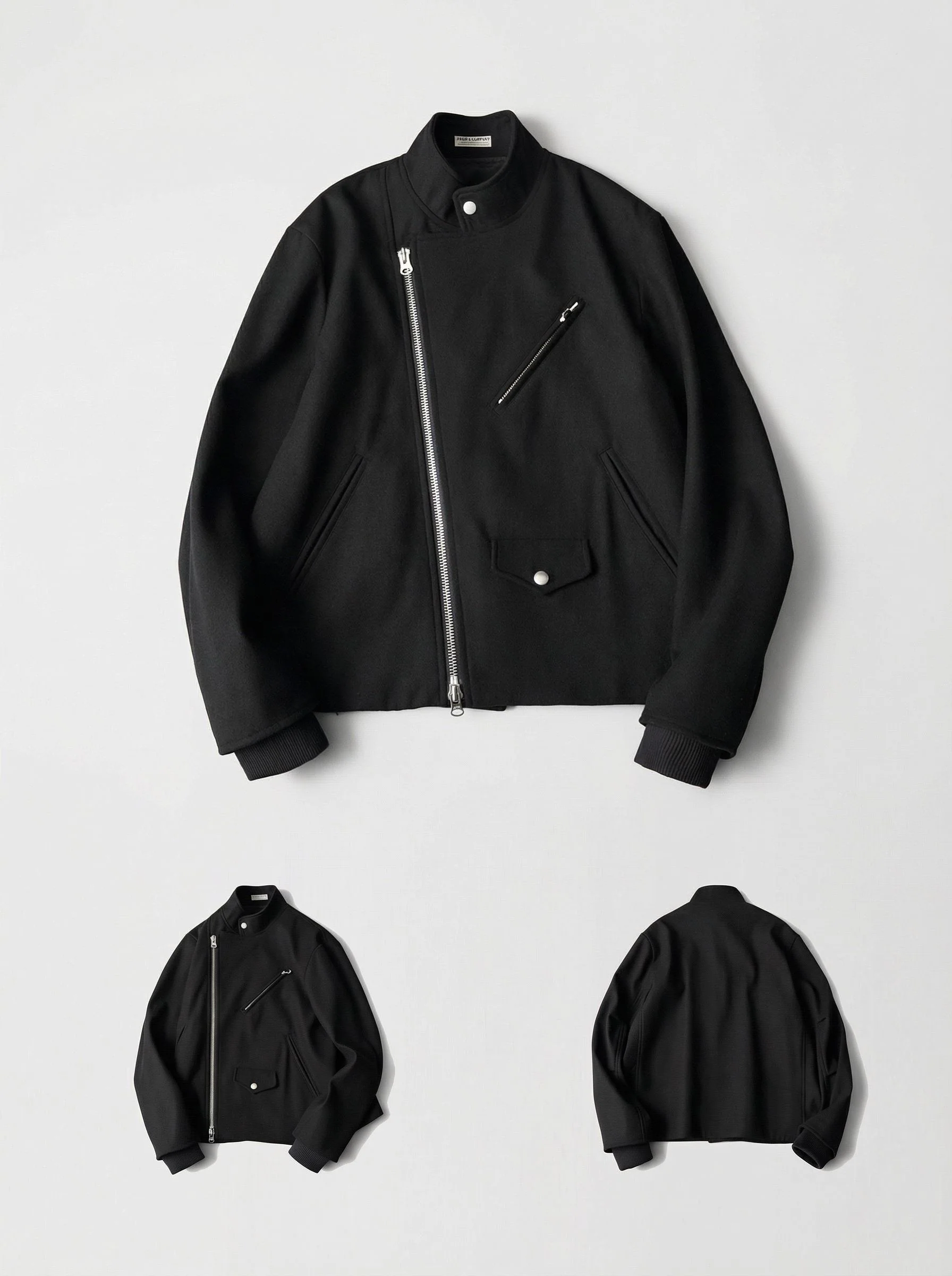 Asymmetric Zip Jacket - Image 5