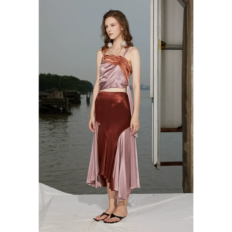 Asymmetrical A-Line Skirt - Image 2
