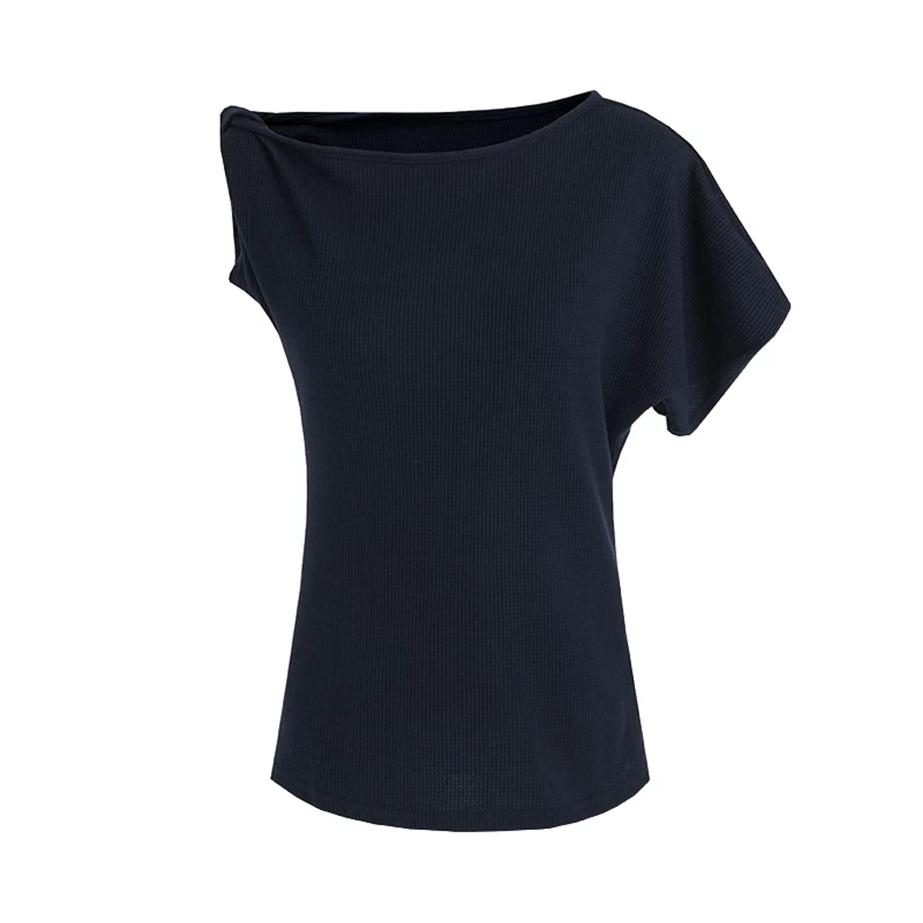 Asymmetrical Off-Shoulder T-Shirt - Image 5