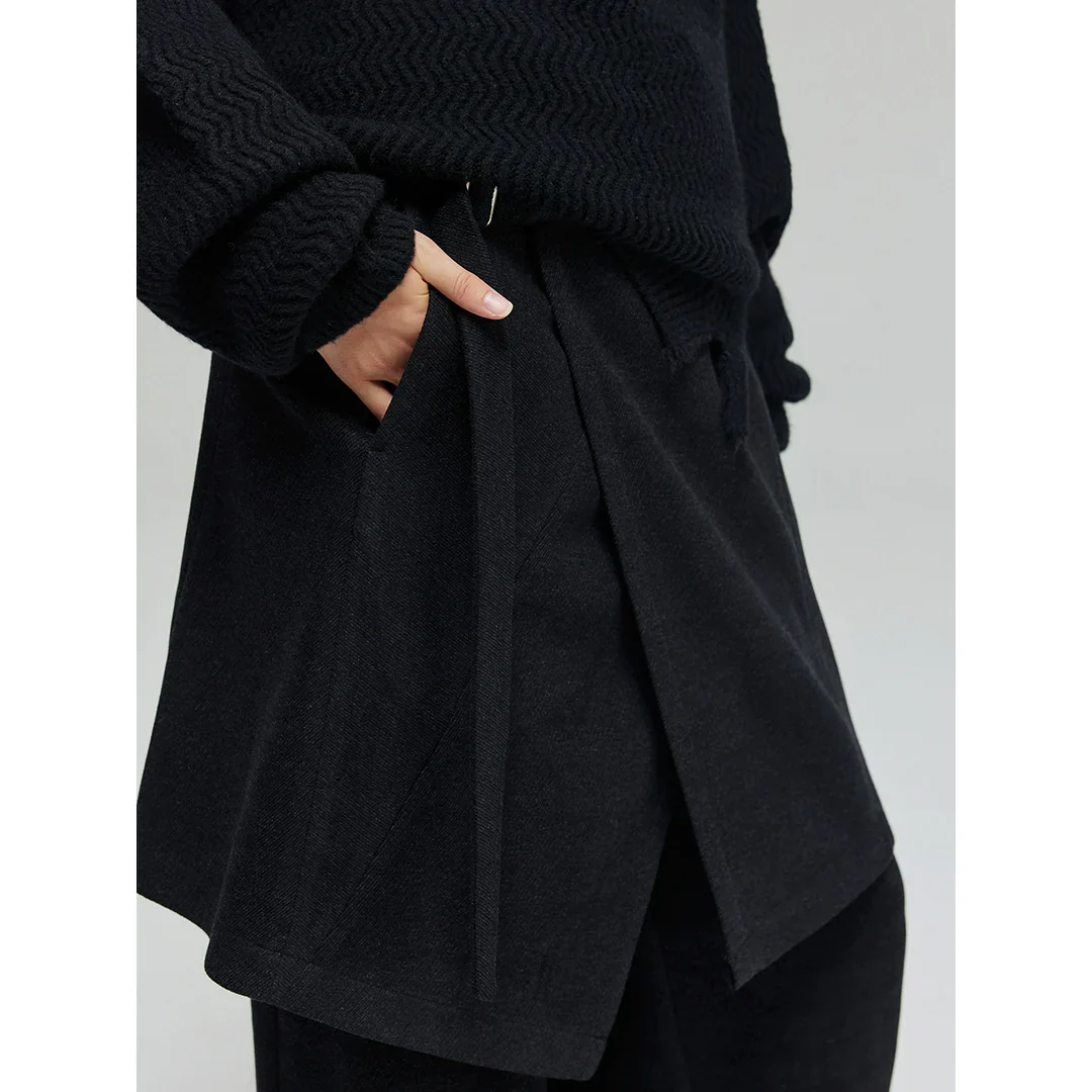Asymmetrical Wrap Skirt - Image 4