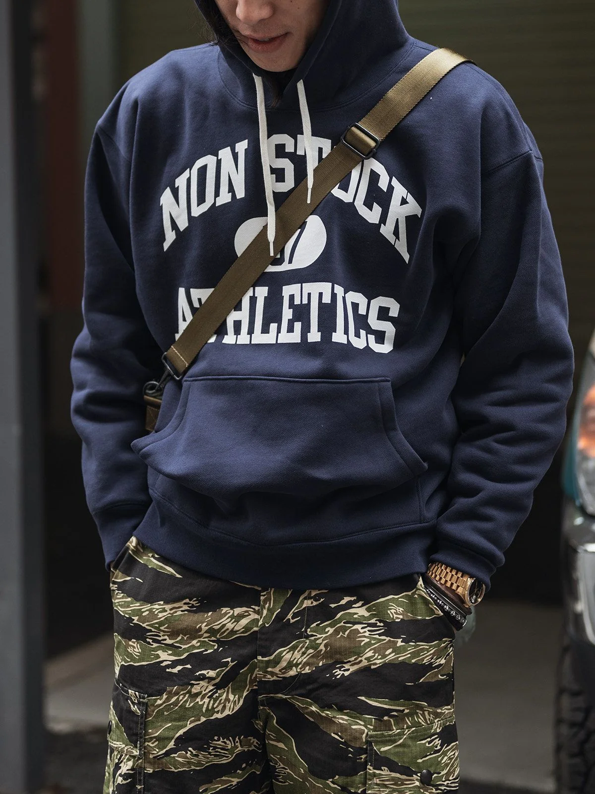 Athletics Print Hoodie