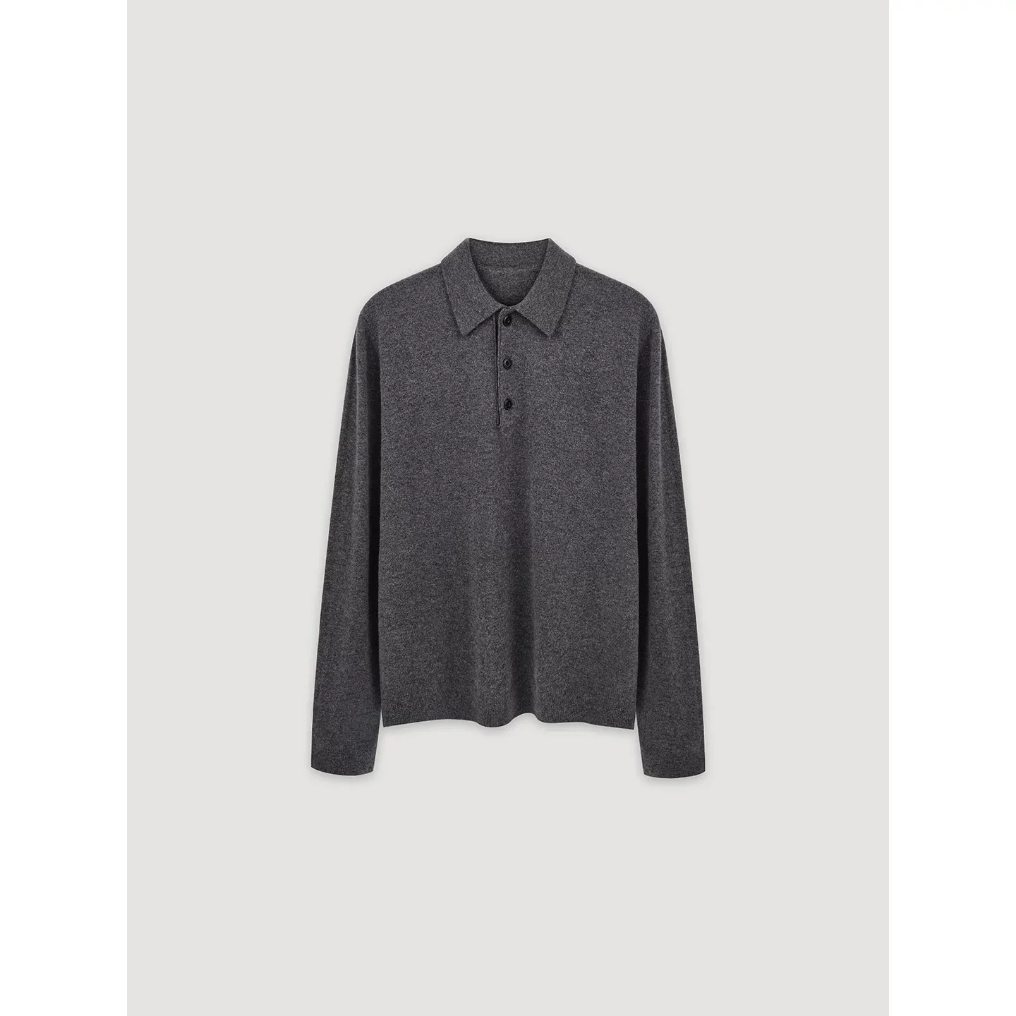 Australian Wool Polo Sweater - Image 6