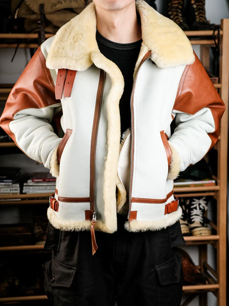 B-3 Shearling Flight Jacket - Image 3