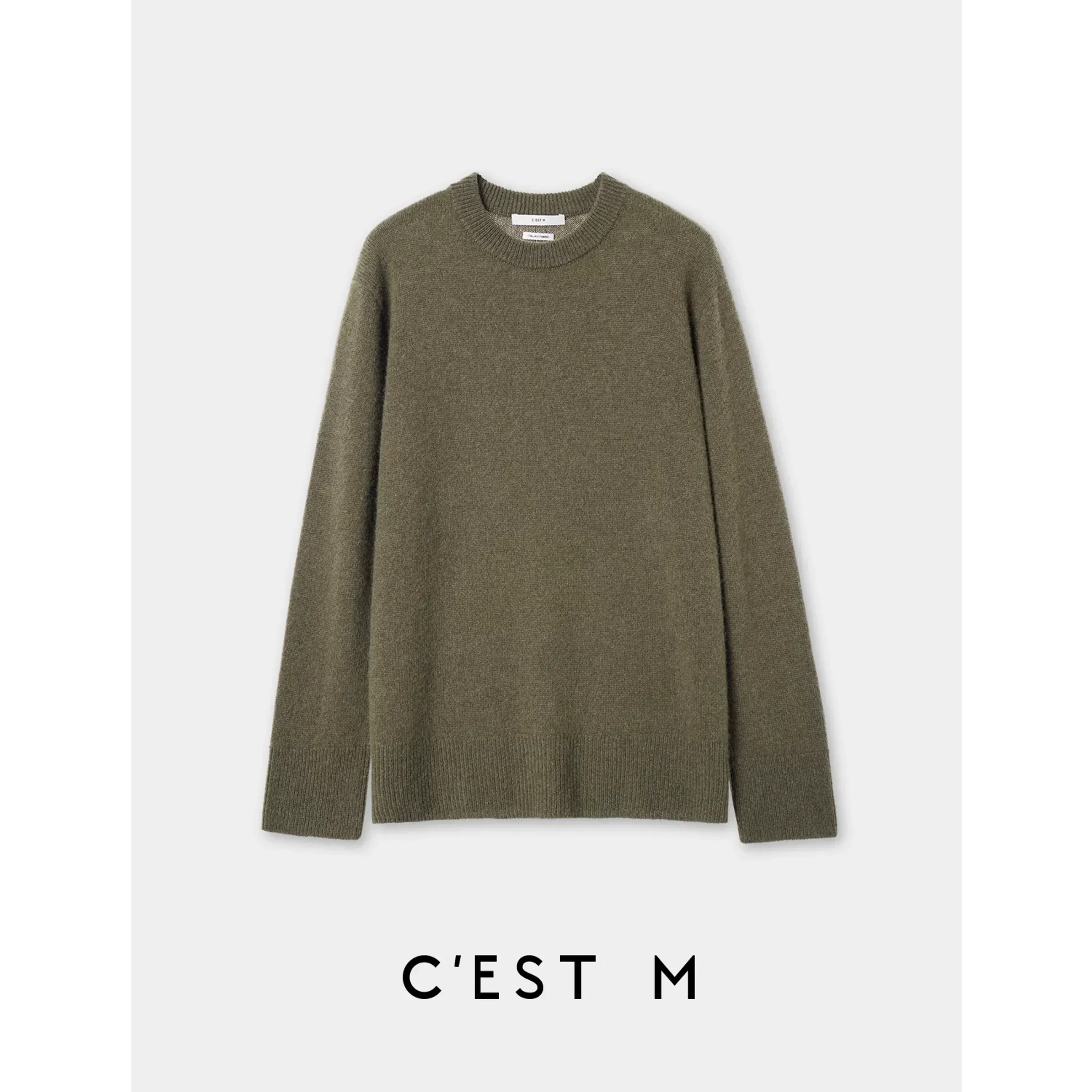 Baby Alpaca Cashmere Crewneck Sweater - Image 13