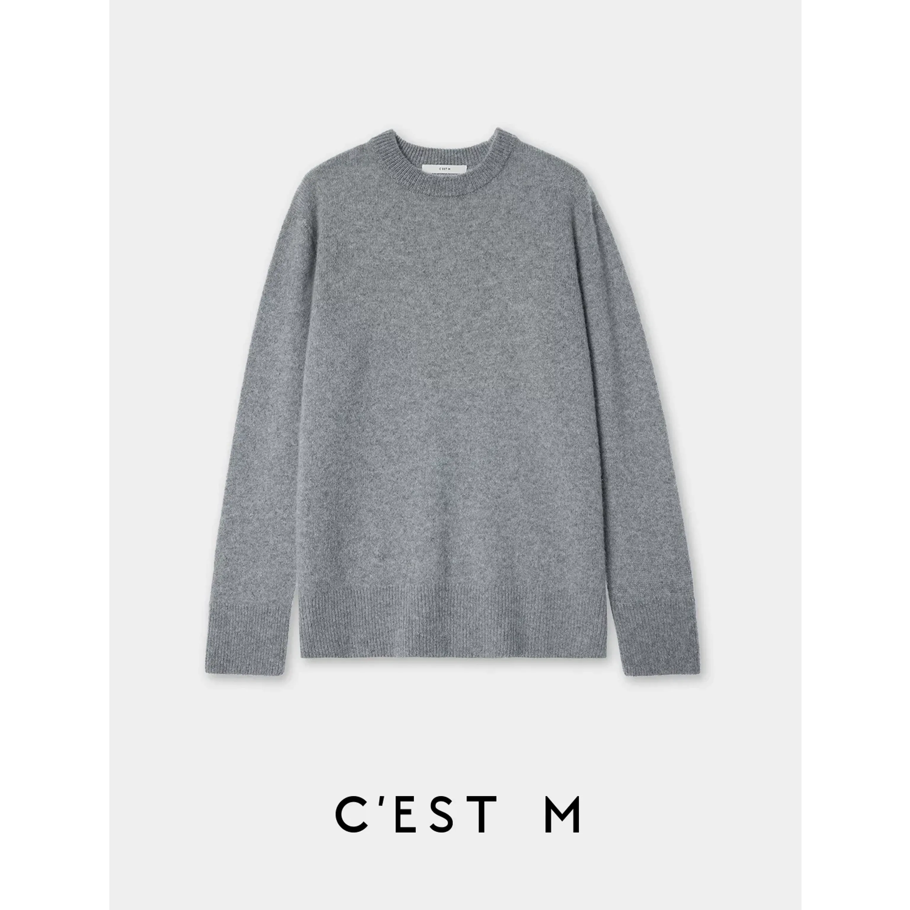 Baby Alpaca Cashmere Crewneck Sweater - Image 14