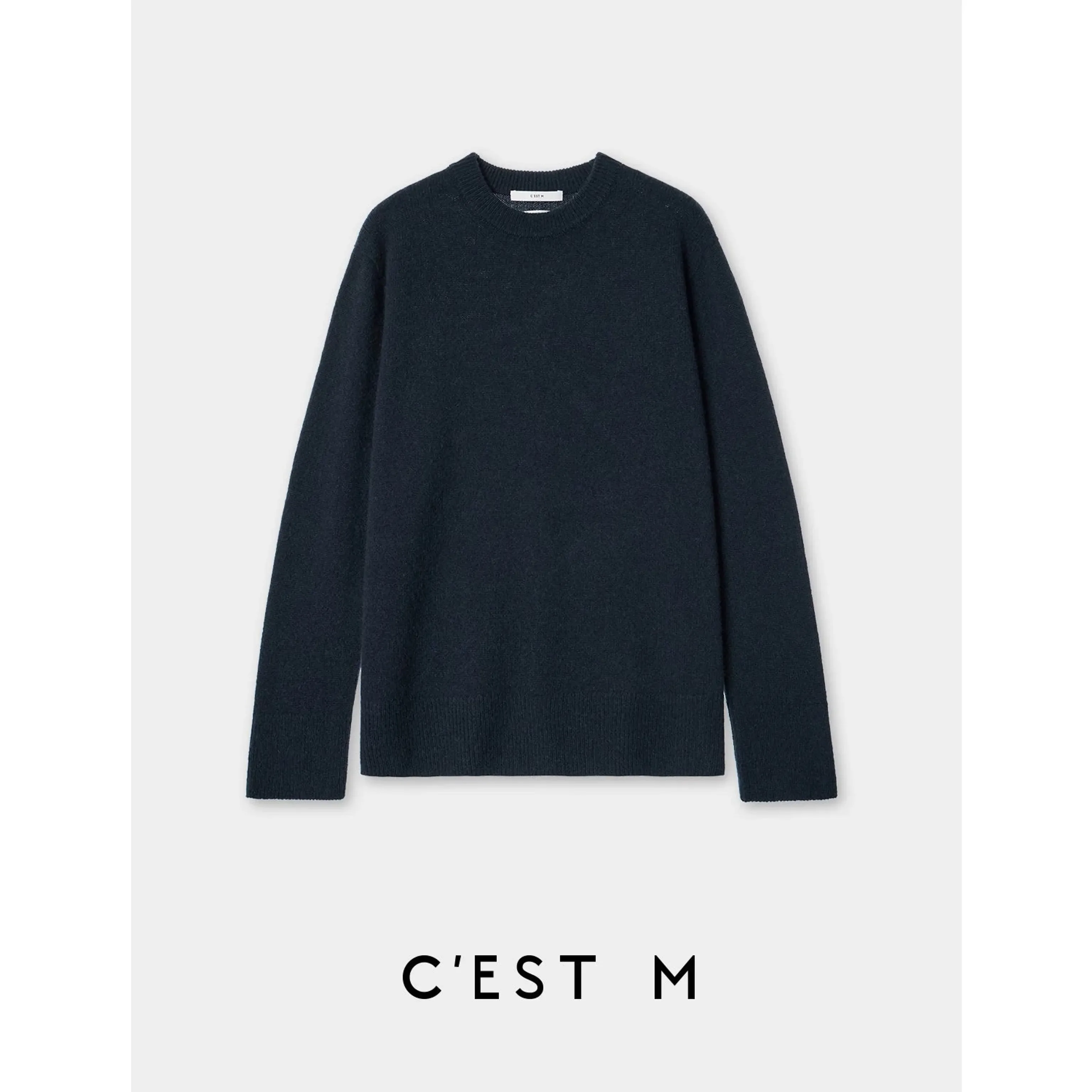 Baby Alpaca Cashmere Crewneck Sweater - Image 15