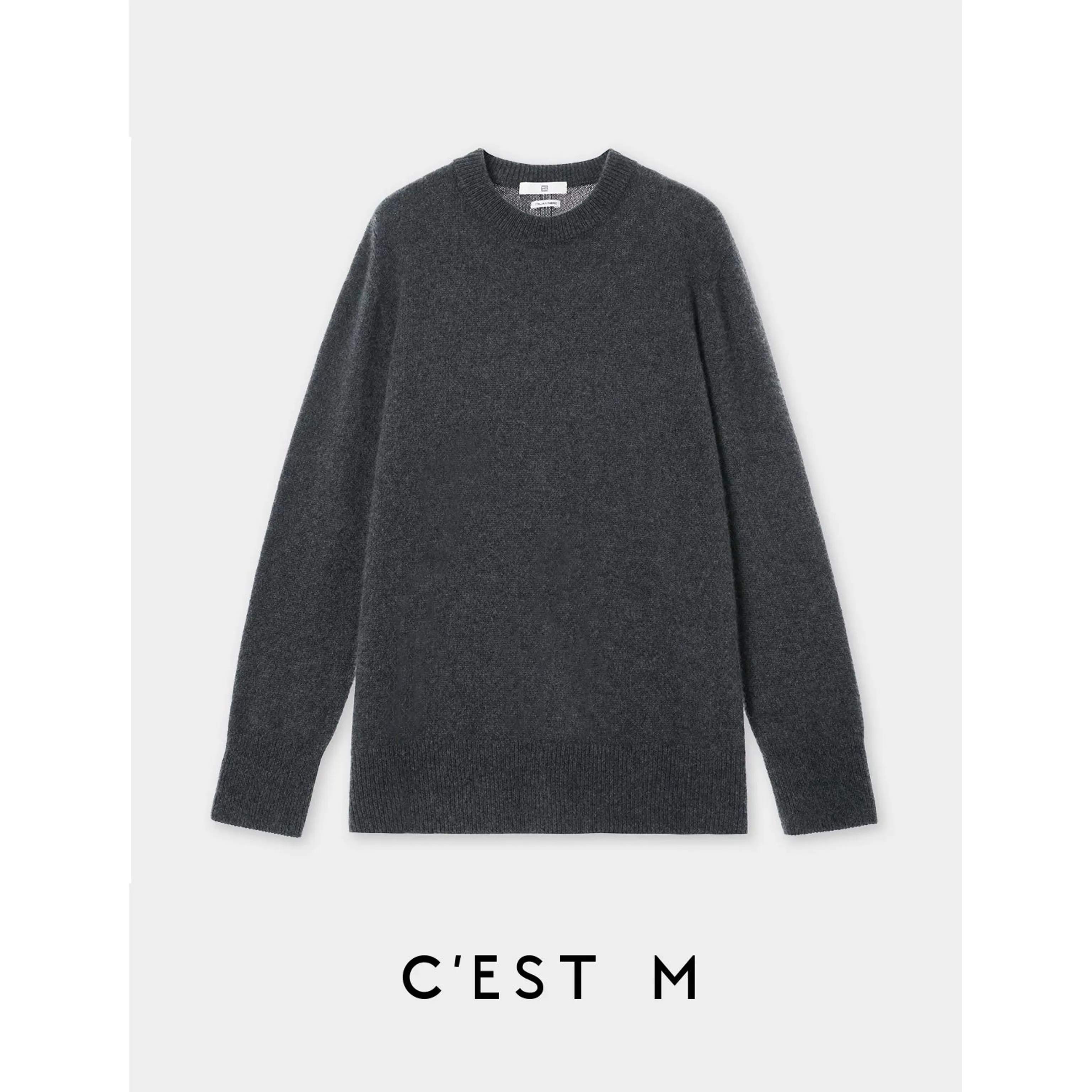 Baby Alpaca Cashmere Crewneck Sweater - Image 16