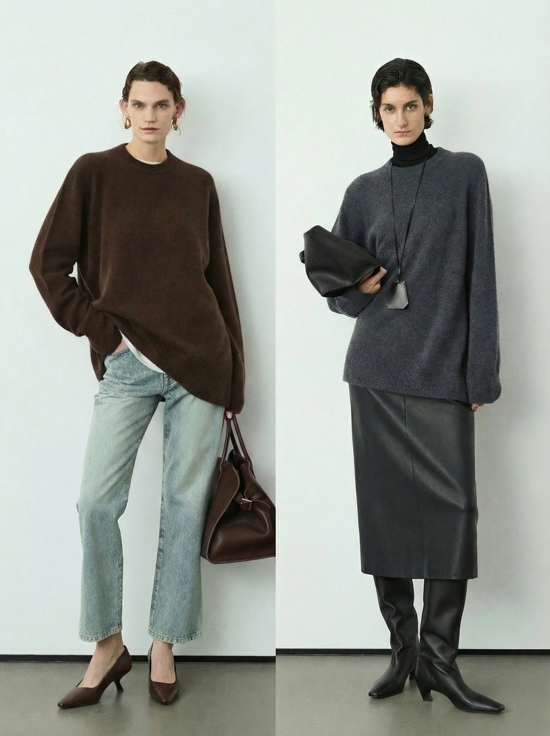 Baby Alpaca Cashmere Crewneck Sweater - Image 5