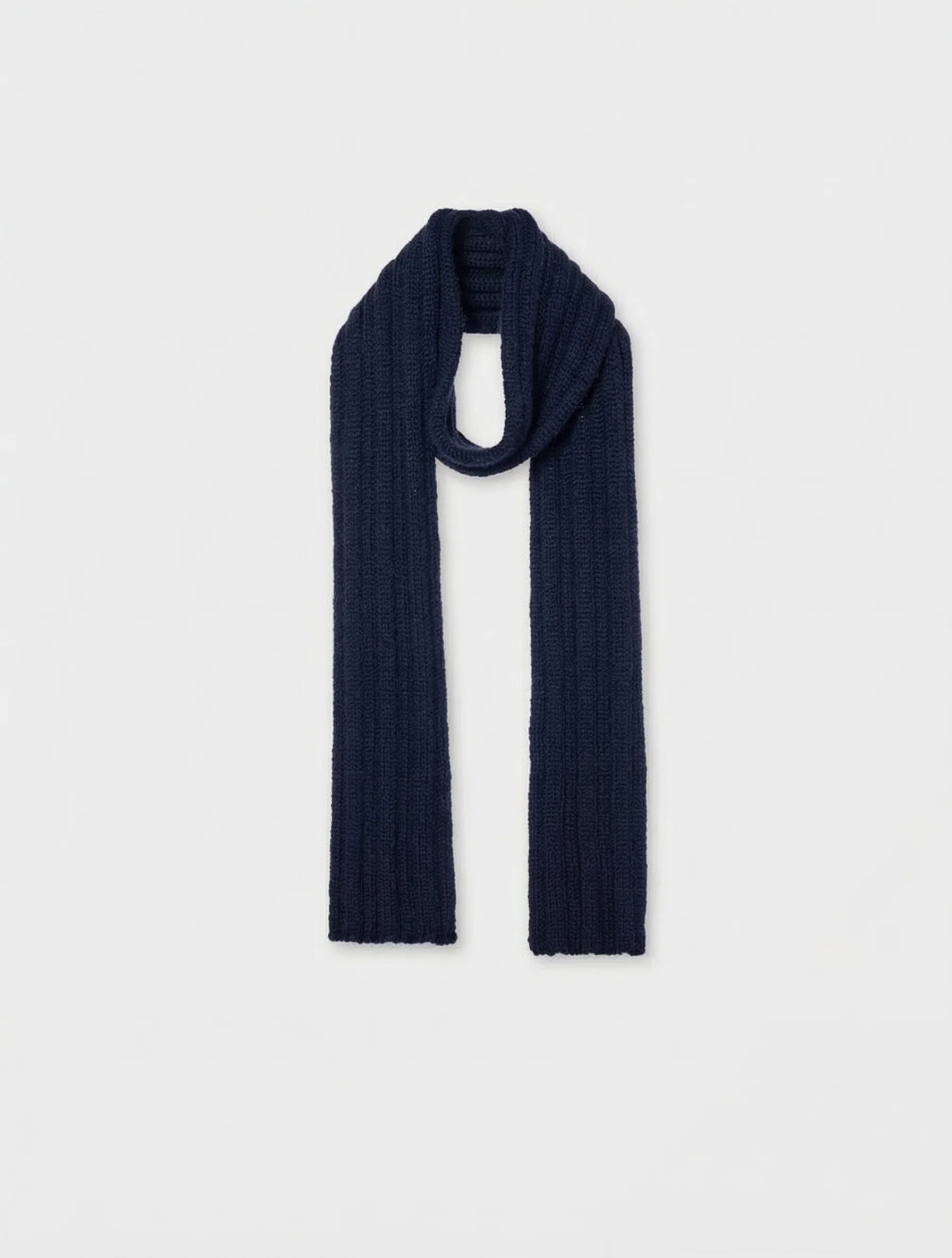 Baby Alpaca Crew, Ribbed Scarf and Beanie - Image 10
