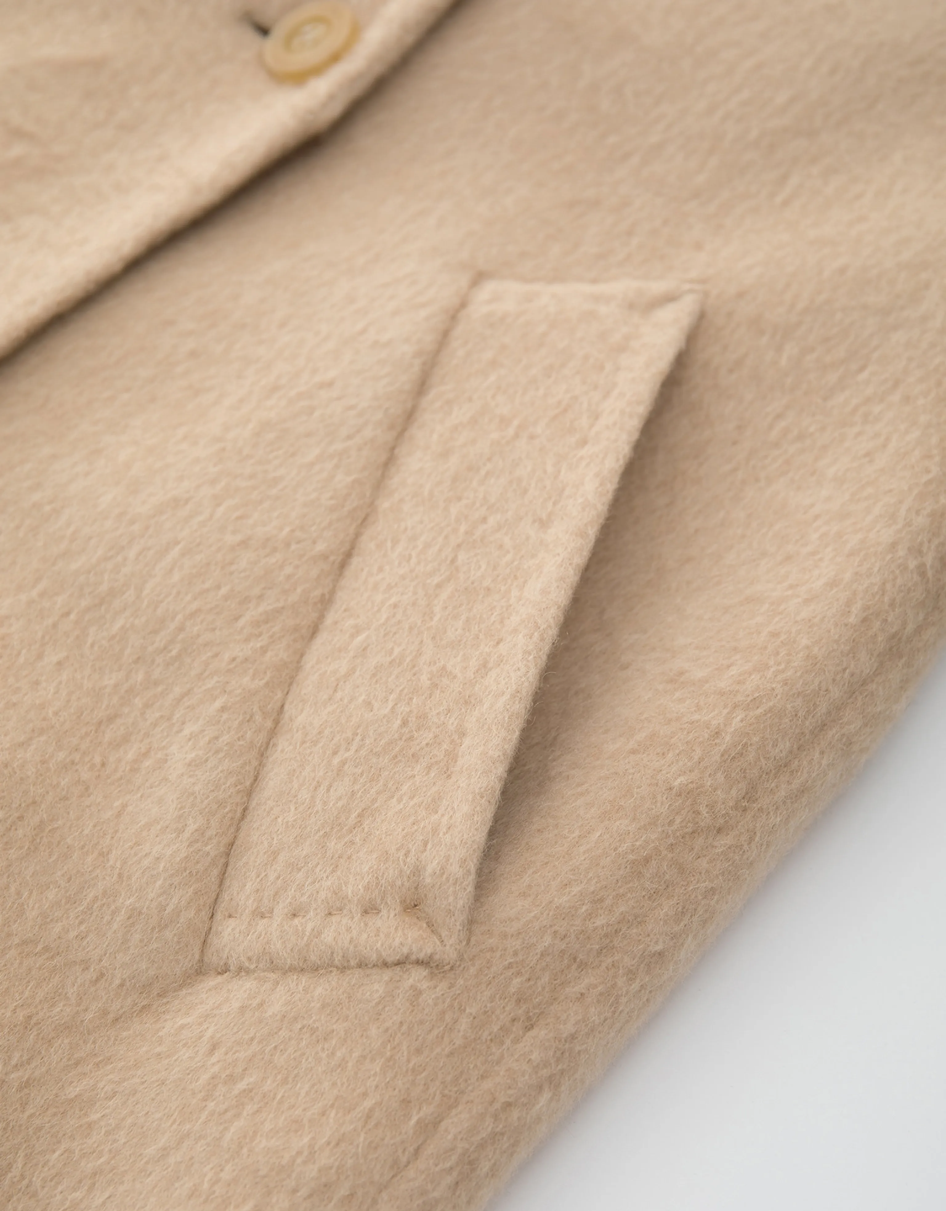 Baby Camel Hair Belted Coat - Image 8