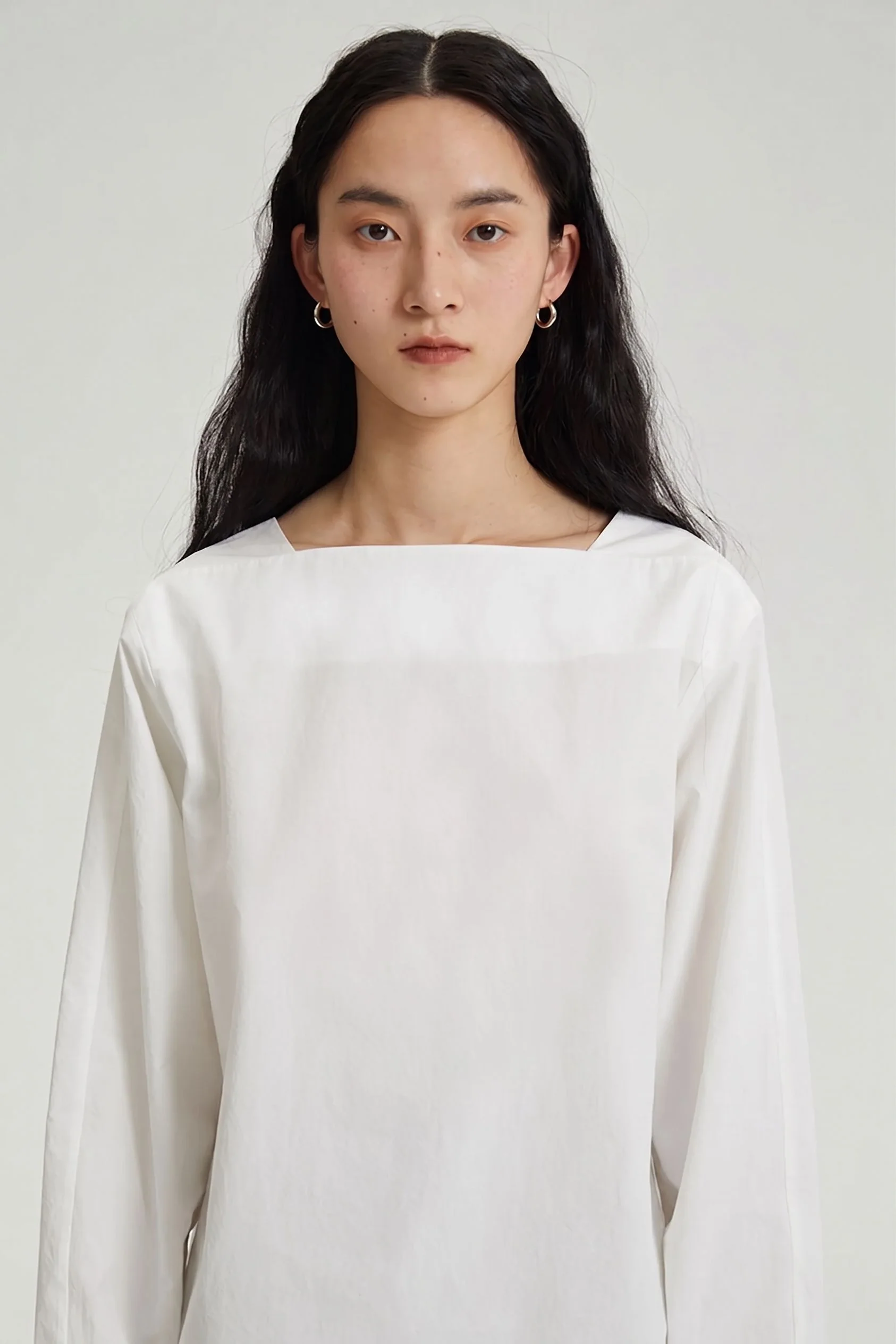 Back Button Blouse