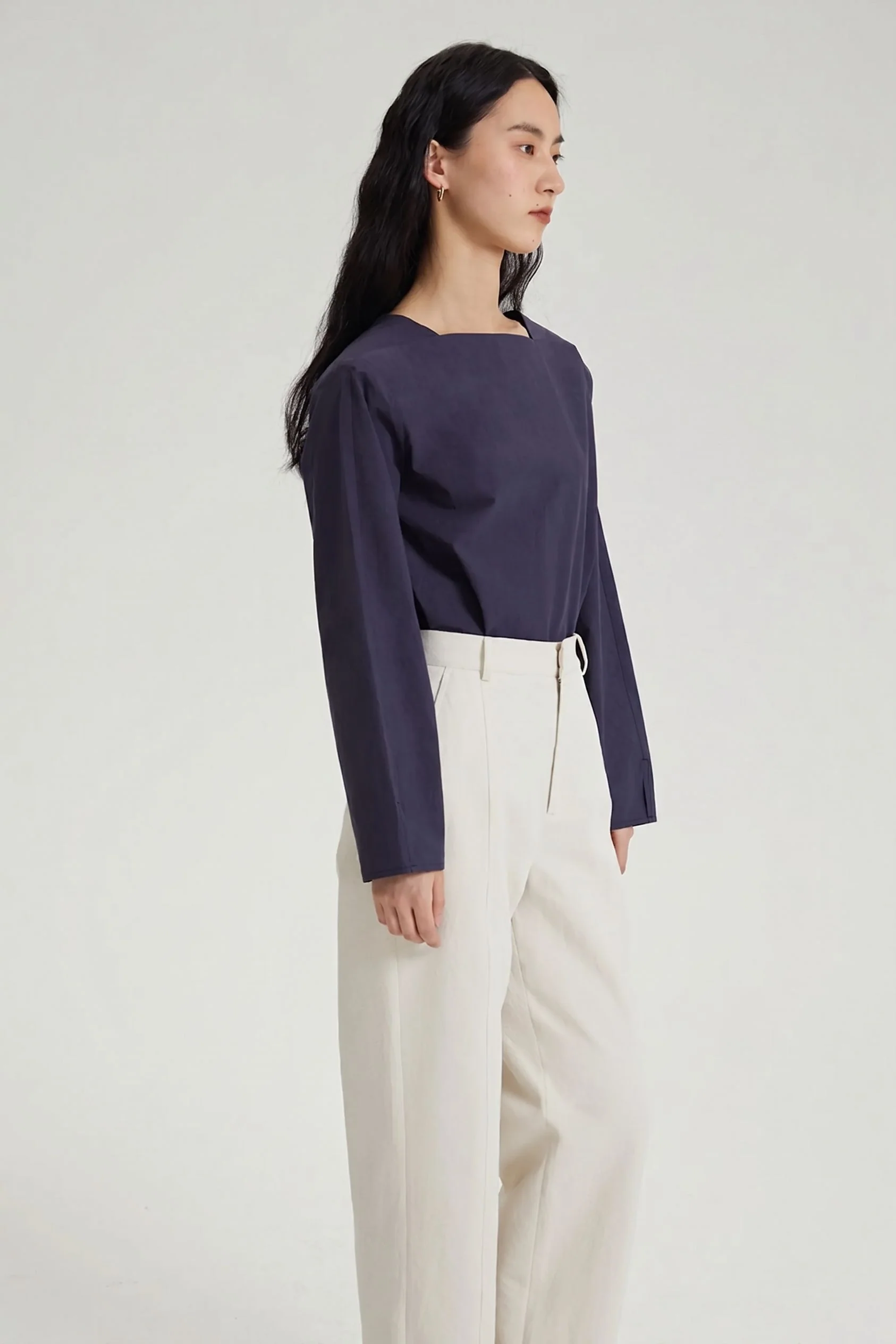 Back Button Blouse - Image 4