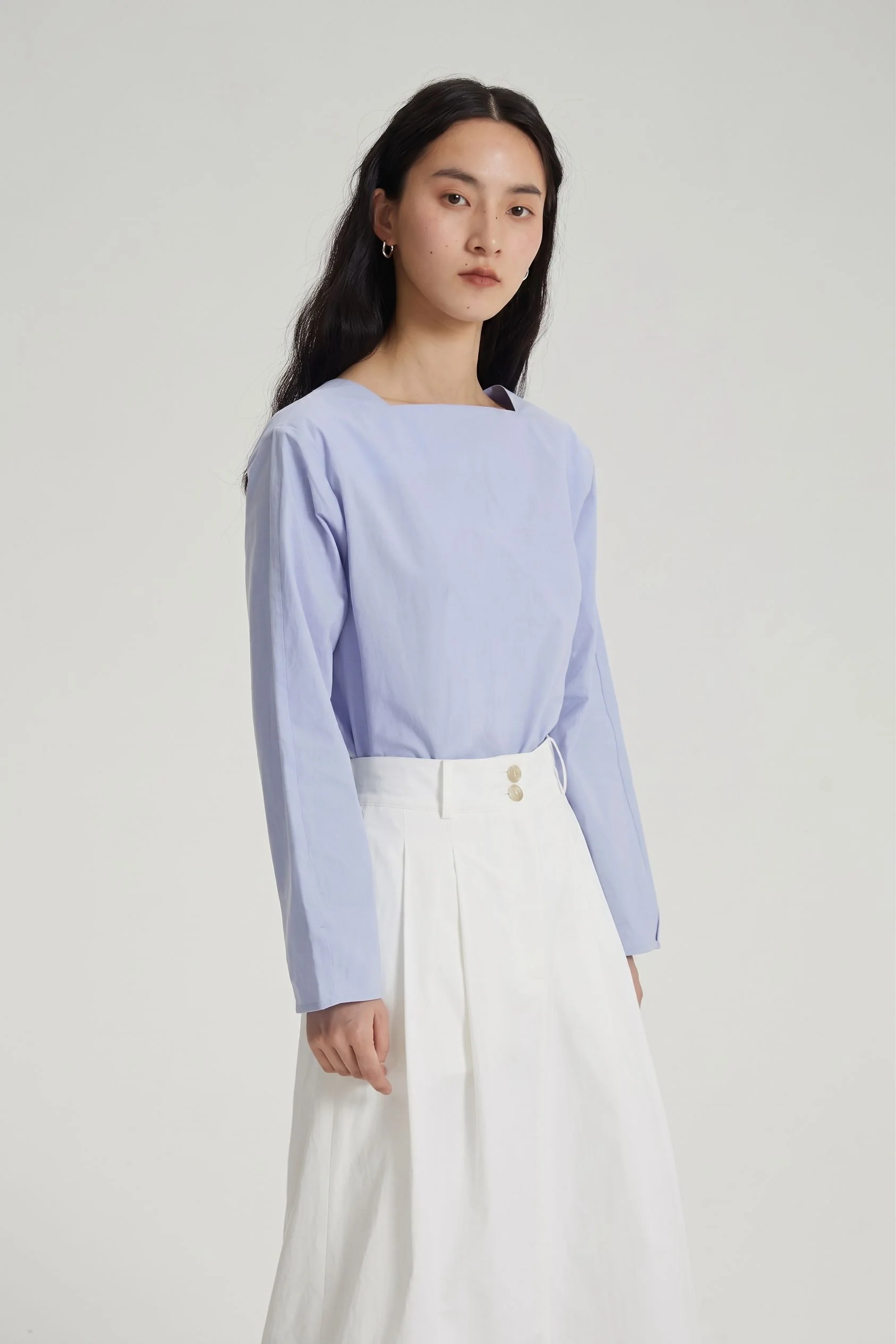 Back Button Blouse - Image 5