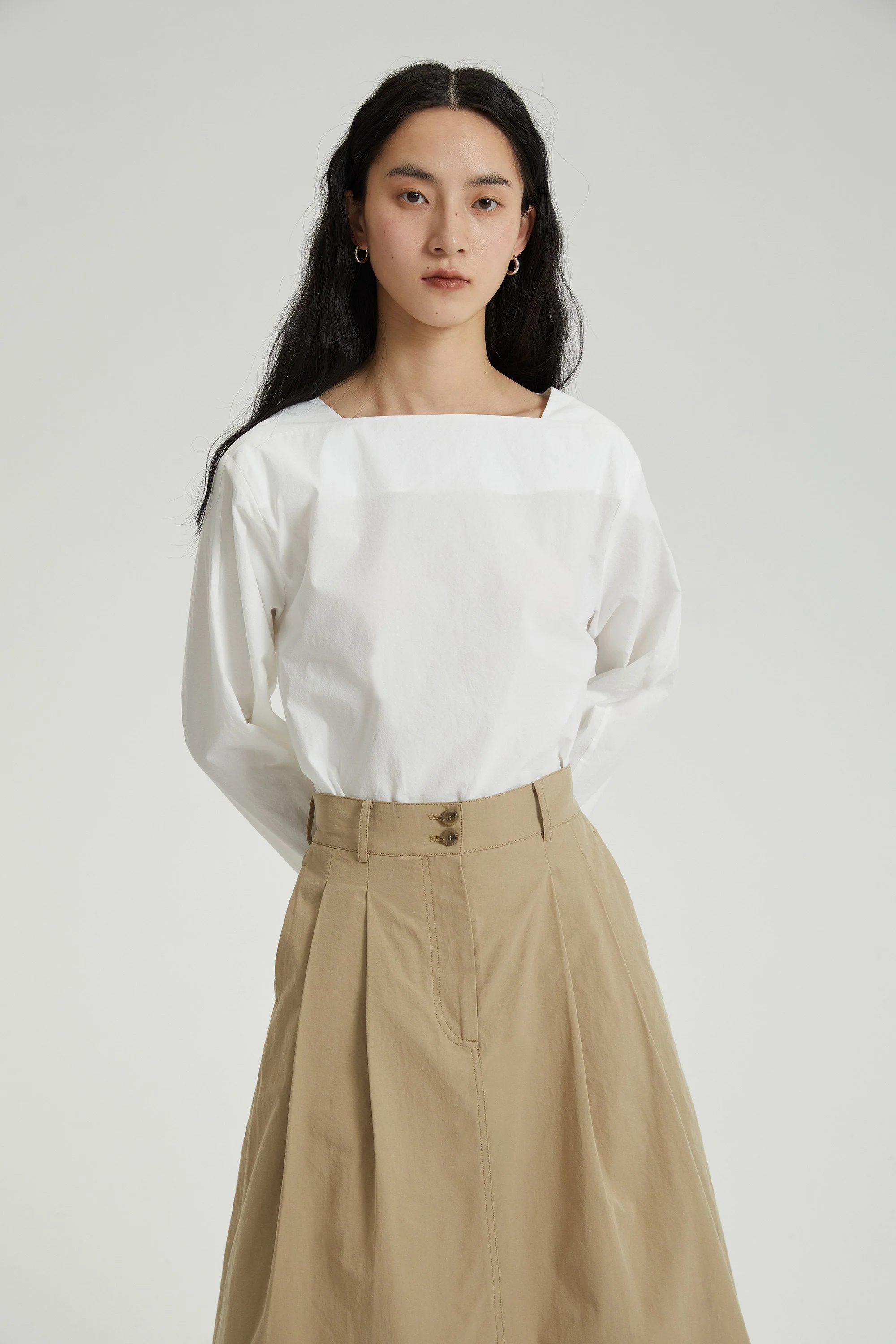 Back Button Blouse - Image 6