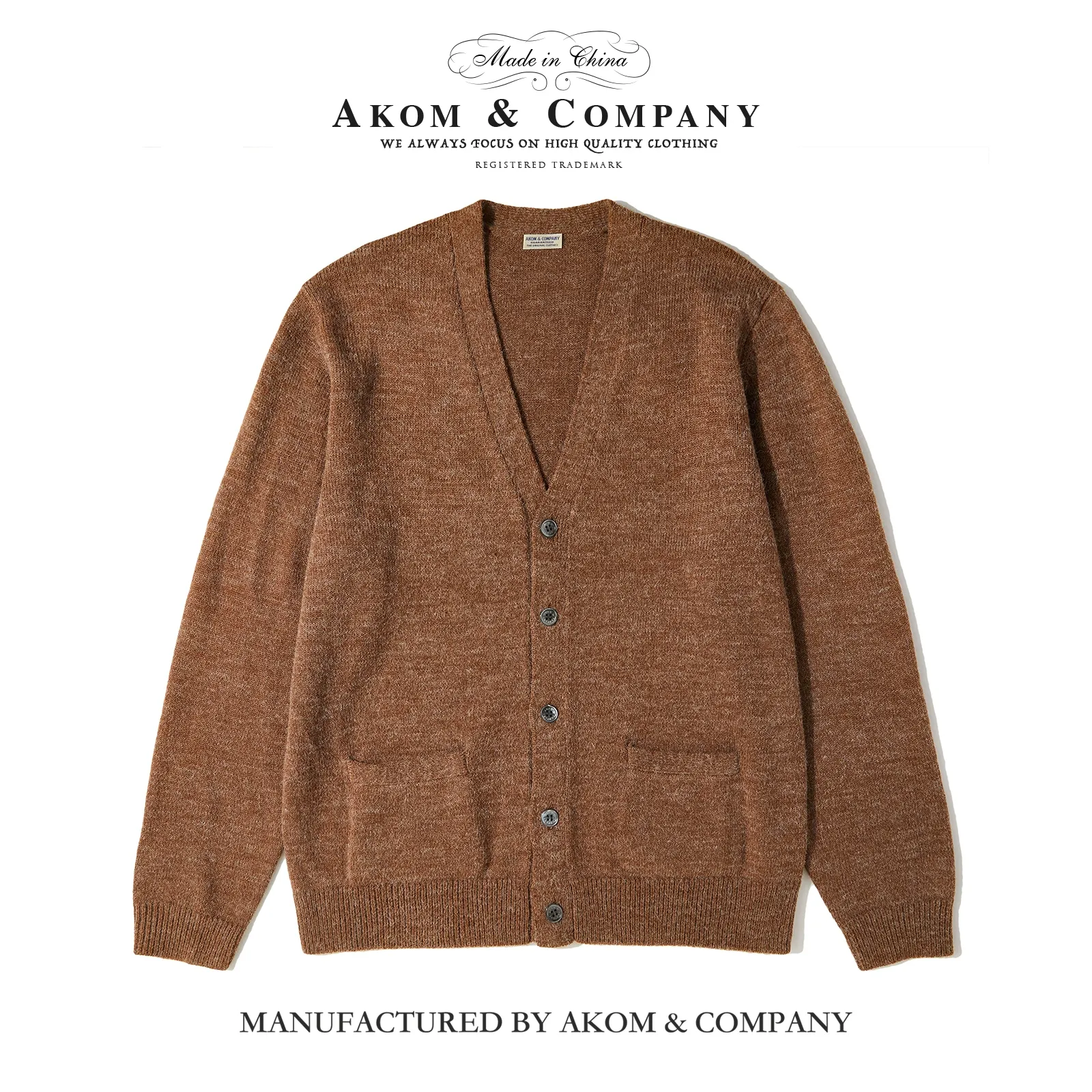 Ball-Print Faux Wool Cardigan - Image 6