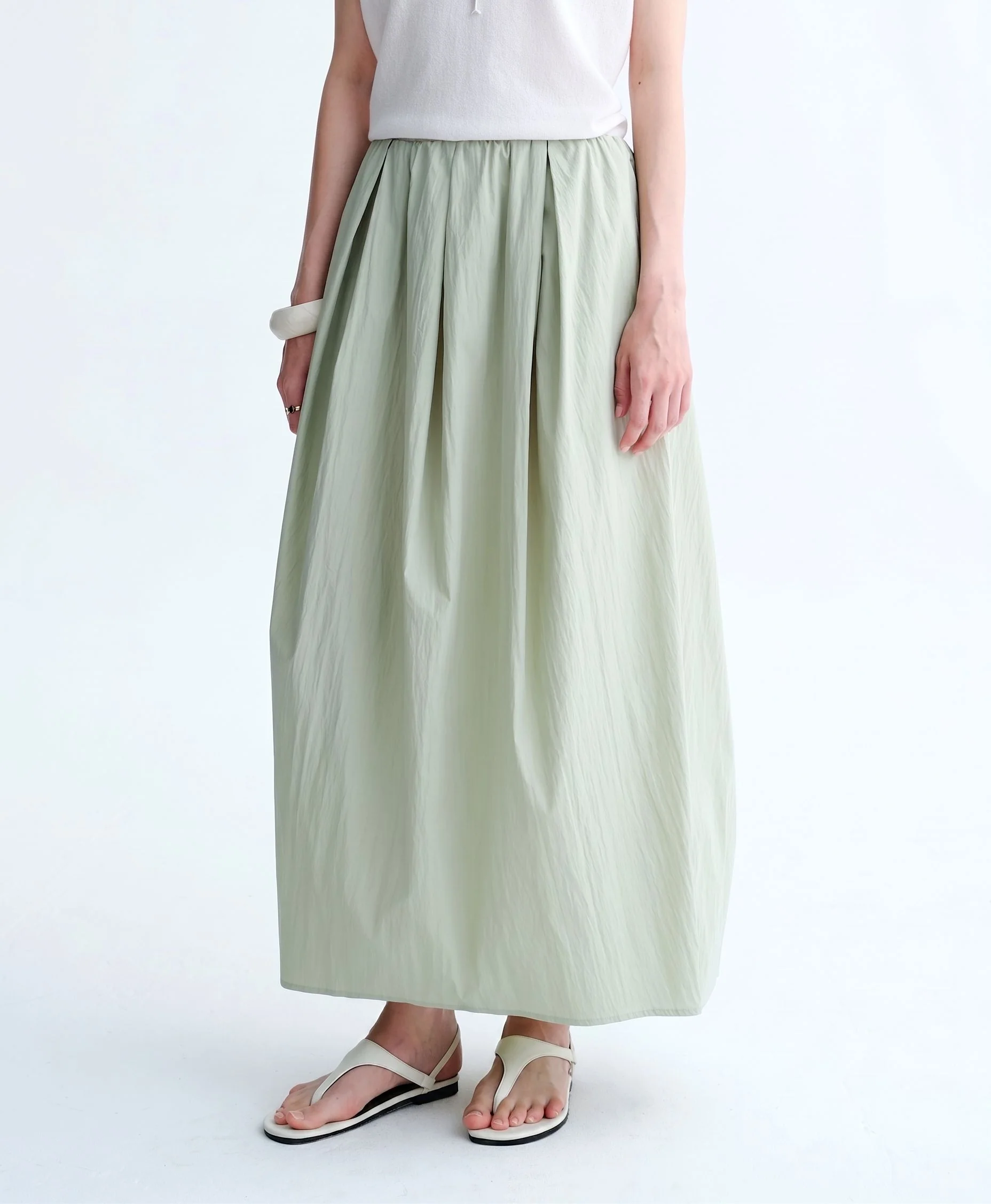Balloon Midi Skirt