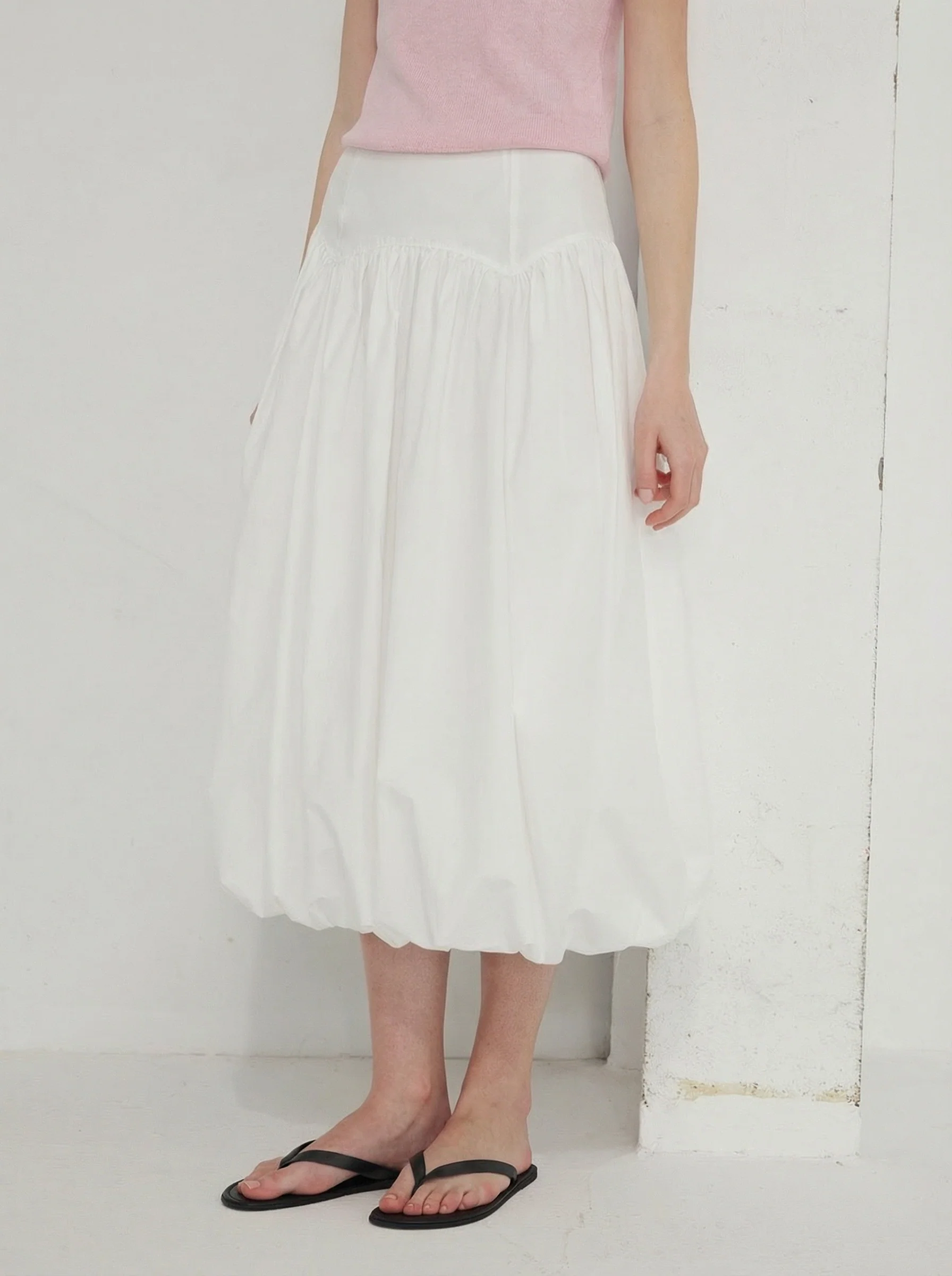 Balloon Midi Skirt