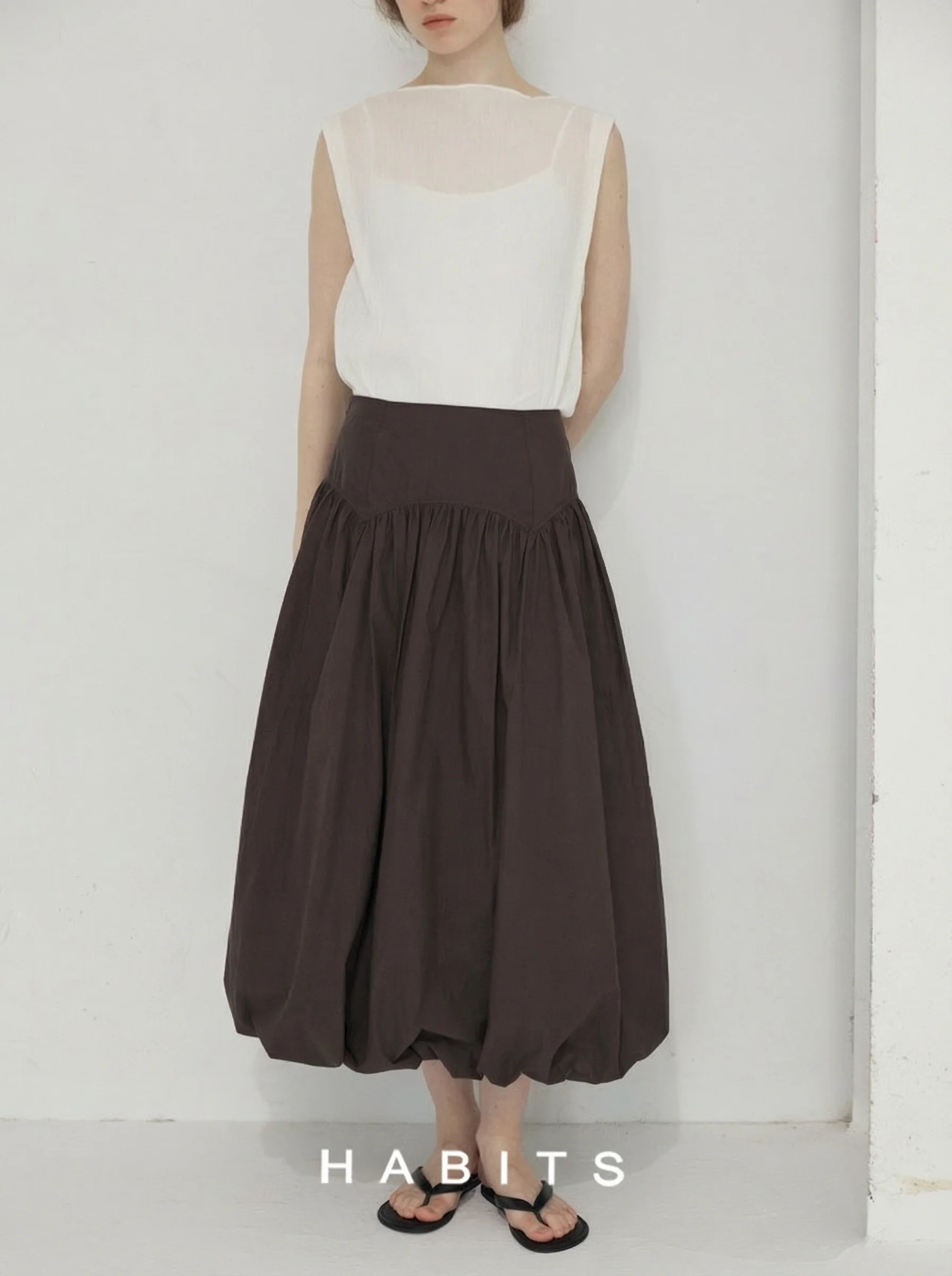 Balloon Midi Skirt - Image 4
