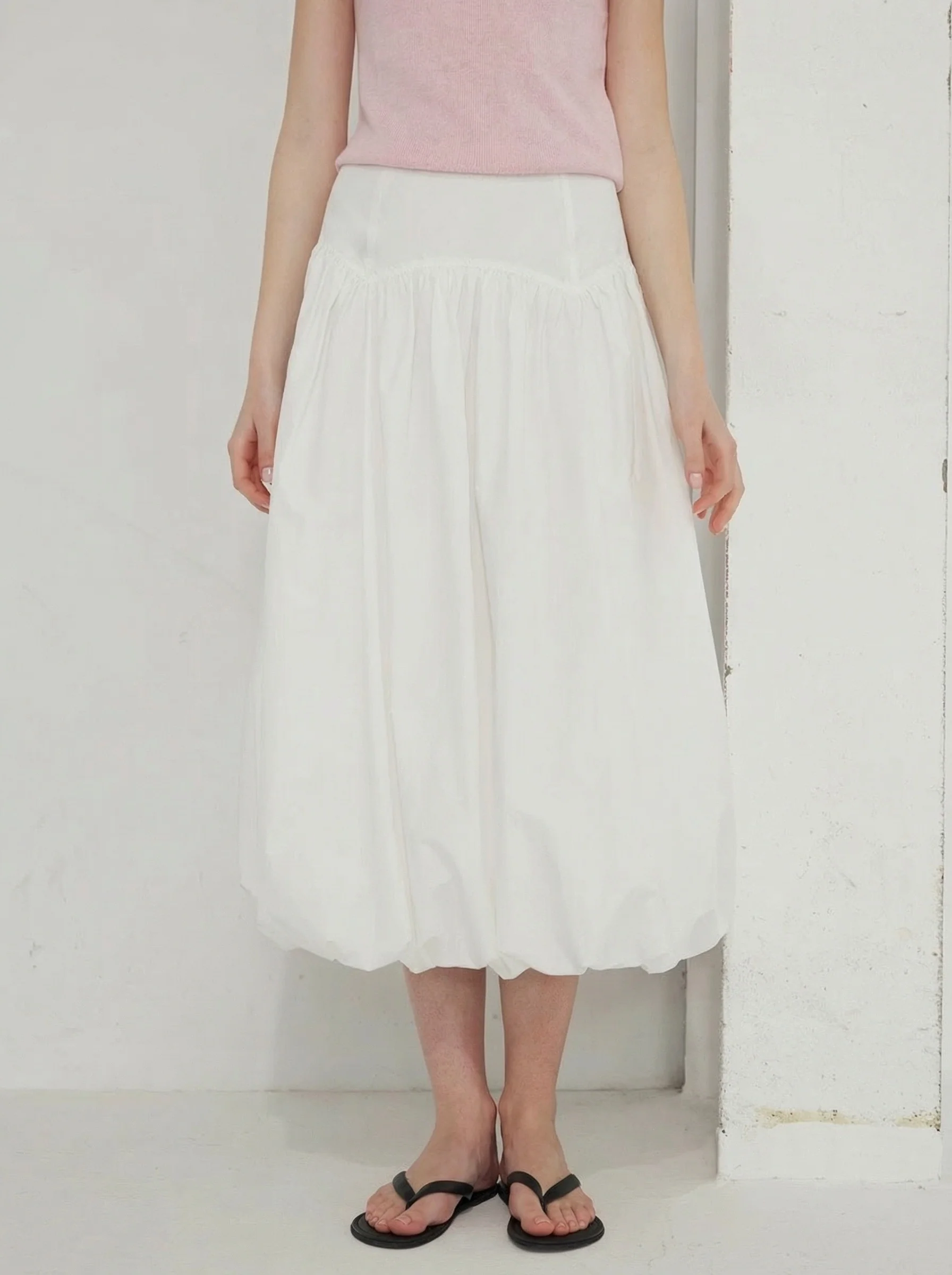 Balloon Midi Skirt - Image 6